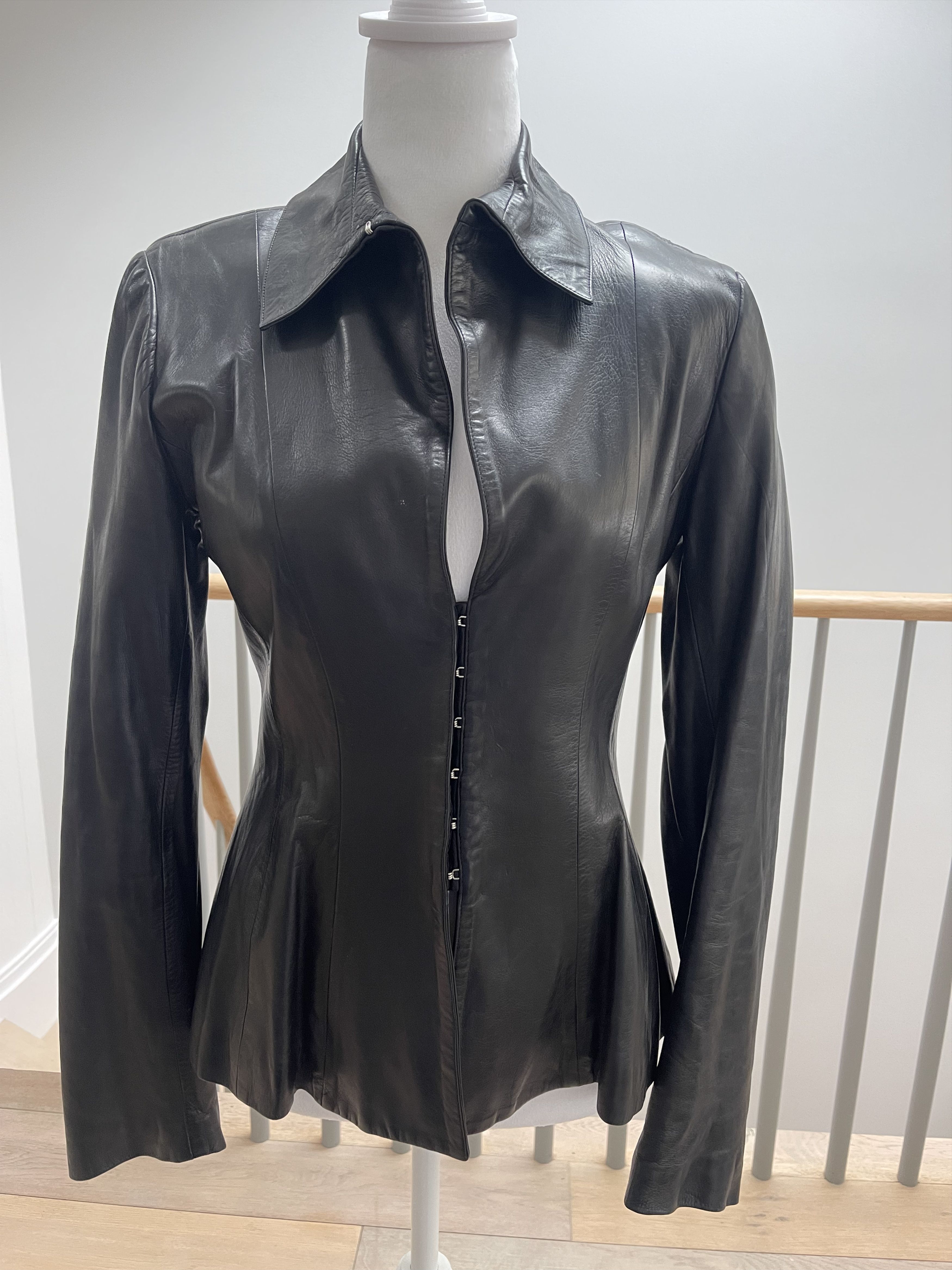 Donna Karan Vintage Donna Karan Lambskin Jacket Size M / US 6-8 / IT 42-44 - 1 Thumbnail