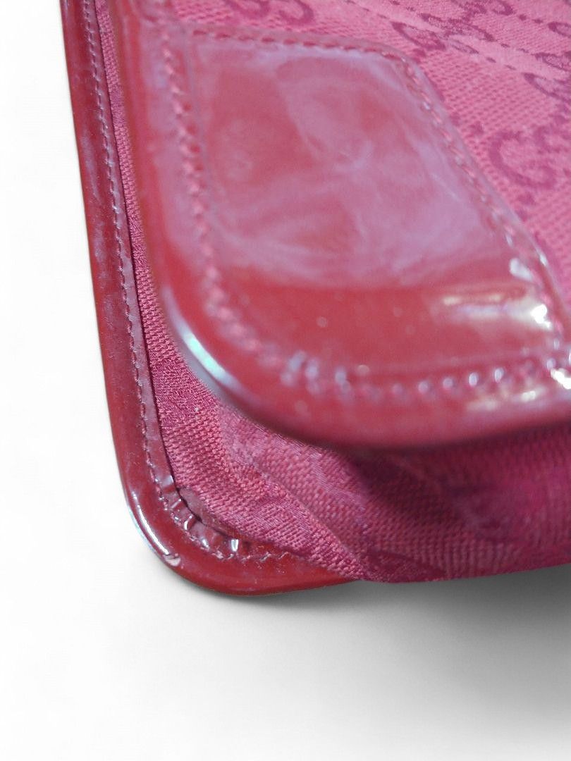Gucci Gucci - Mini Tote Handbag Leather Small Pouch Red Size ONE SIZE - 3 Thumbnail