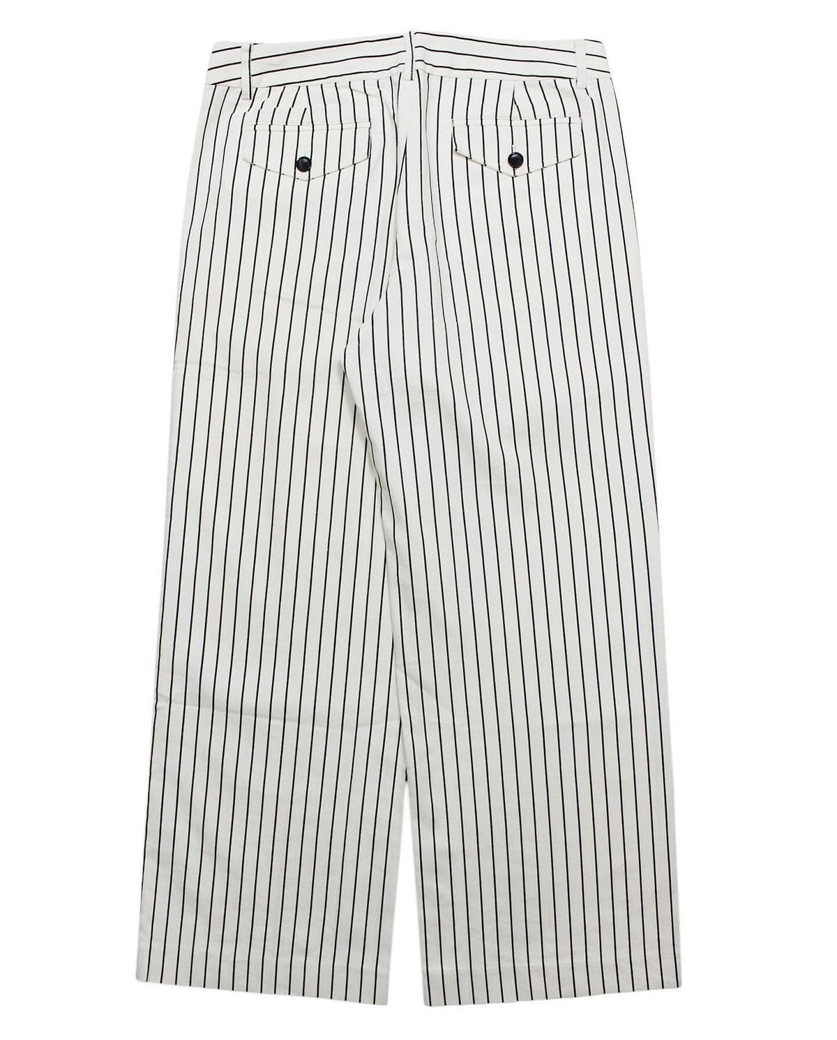 Hysteric Glamour UNITED ARROWS GREEN LABEL RELAXING PINSTRIPE CROPPED PANTS Size US 30 / EU 46 - 2 Thumbnail