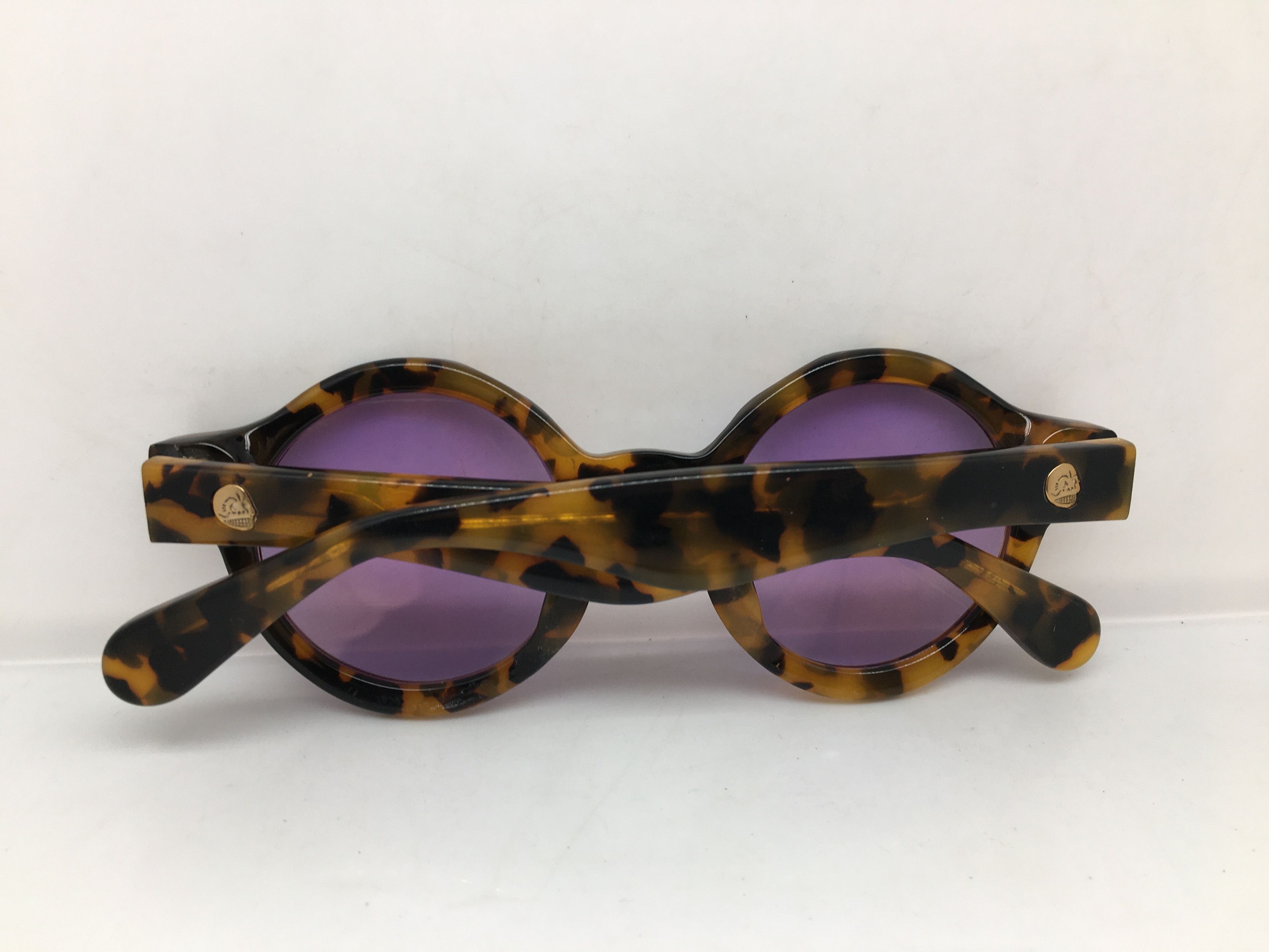 Vintage Vintage HUMAN SKULL H1226 Tortoise Sunglasses Frame Size ONE SIZE - 8 Thumbnail