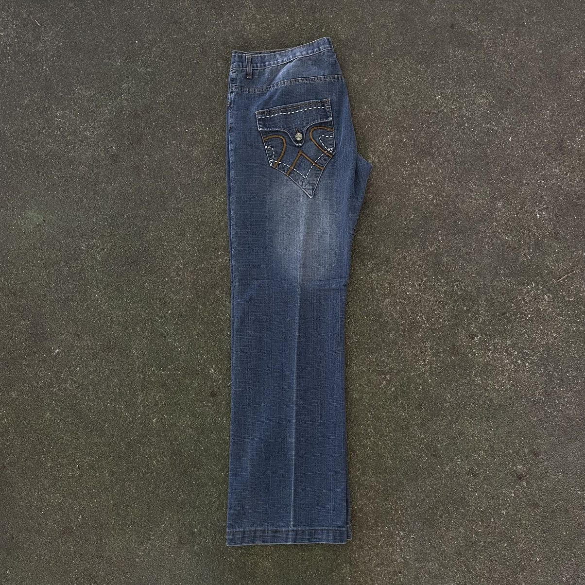 Brooklyn Xpress × Vintage Brooklyn Xpress Blue Denim Y2k Jeans Size US 40 / EU 56 - 2 Thumbnail