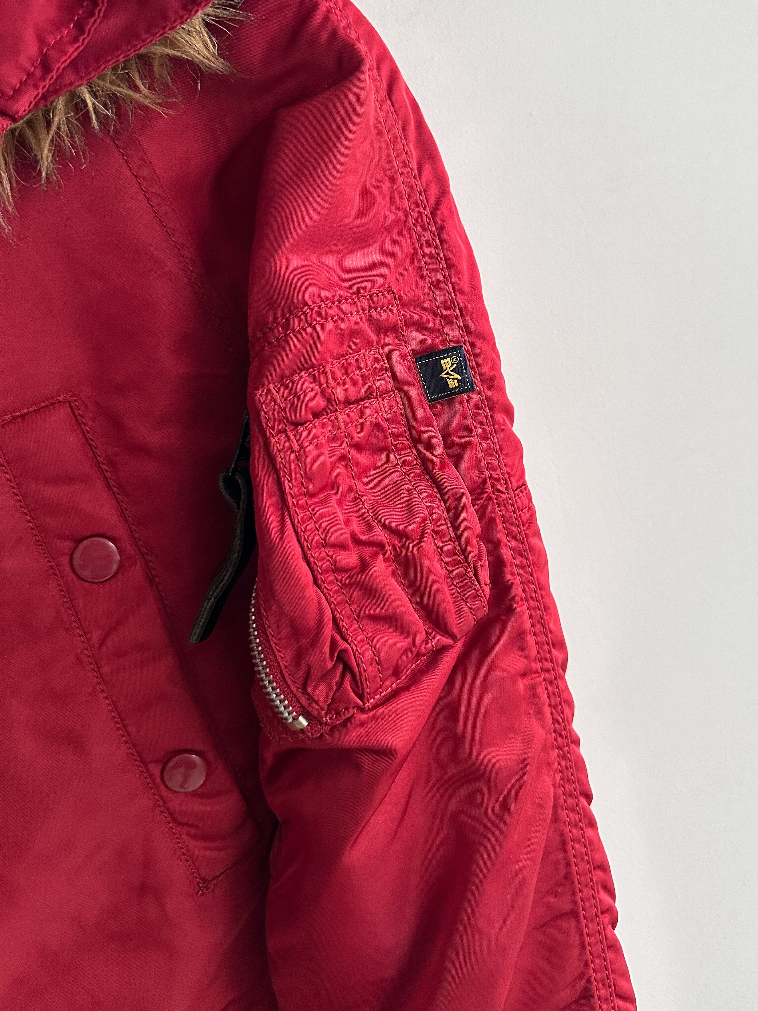 Alpha Industries × Vintage Alpha Industries Parka Coat Jacket Size XS / US 0-2 / IT 36-38 - 7 Thumbnail
