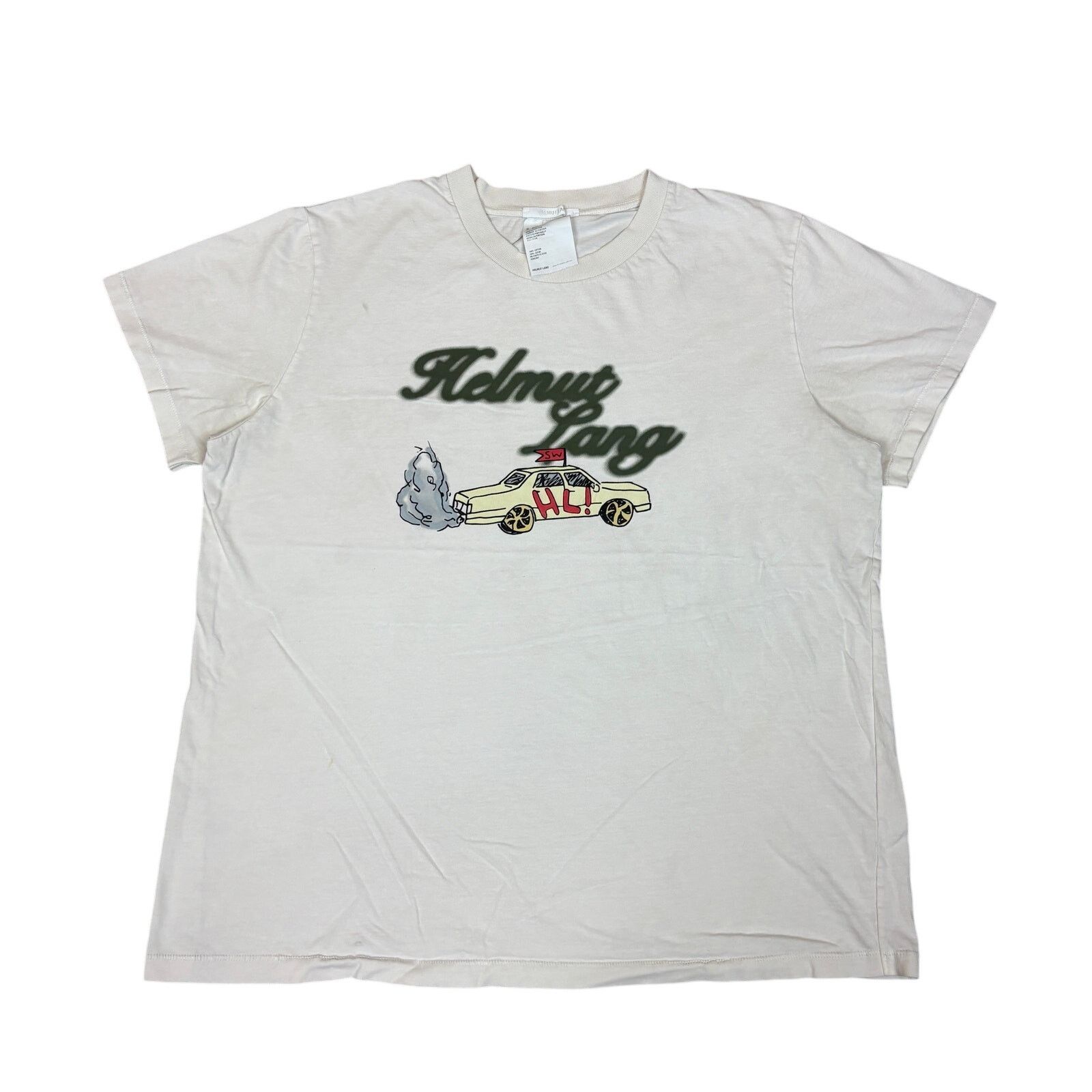 Helmut Lang Helmut Lang x Saintwoods Taxi Short Sleeve Tee Shirt XL Size US XL / EU 56 / 4 - 1 Thumbnail