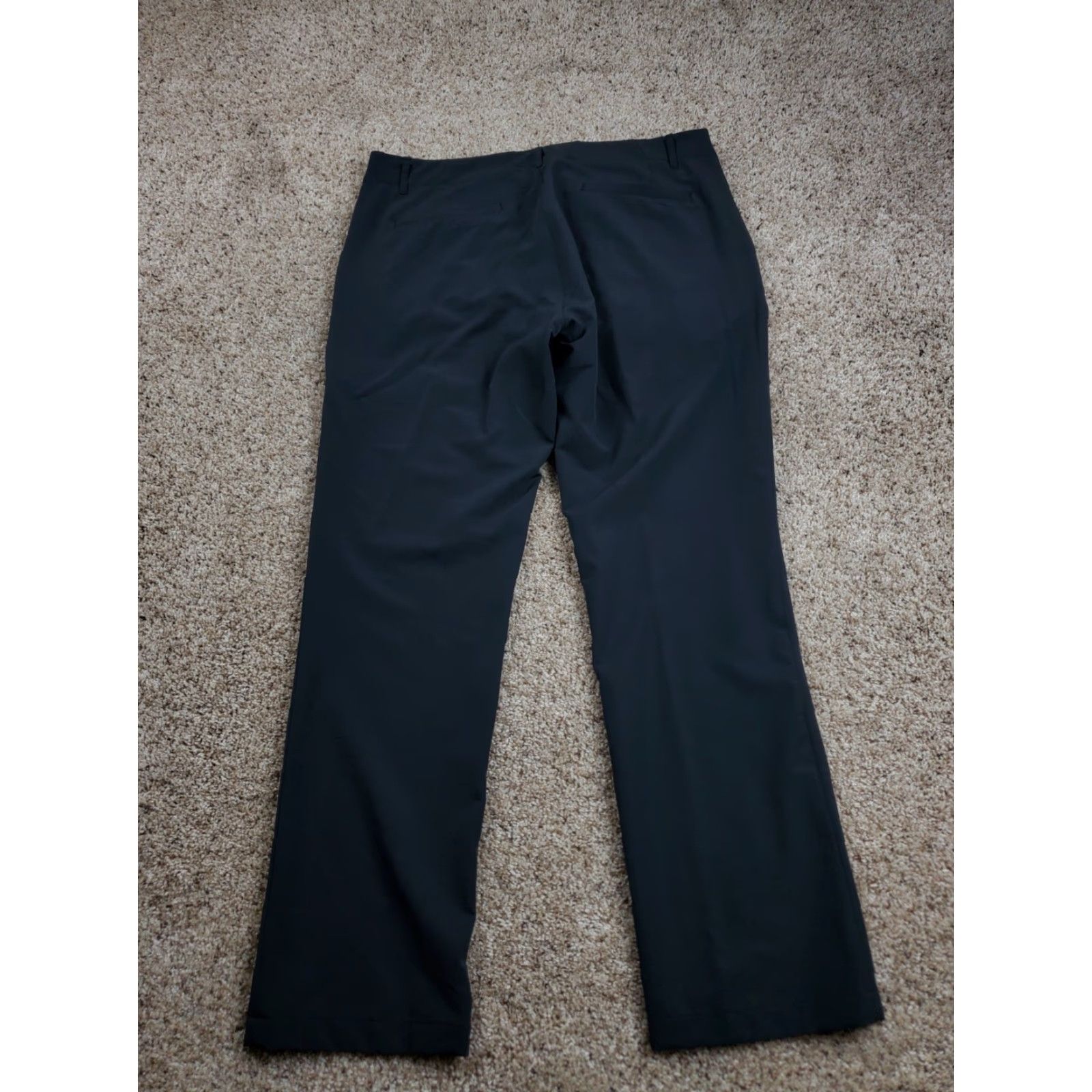 Vintage Betabrand Pants Mens 34X34 Black Chino Straight Leg Stretch Pockets Size US 34 / EU 50 - 7 Thumbnail