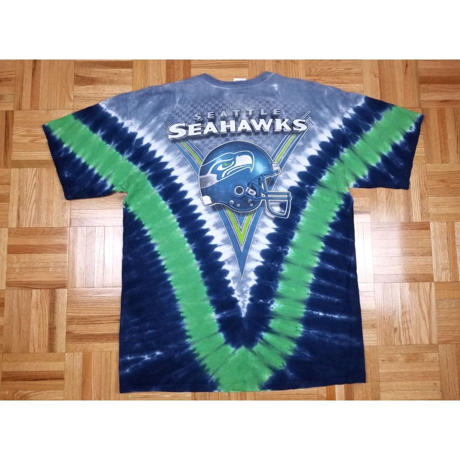 NFL VINTAGE Y2K SEAHAWKS SEATTLE NFL DYED T-SHIRT XLARGE Mens Size US XL / EU 56 / 4 - 5 Thumbnail