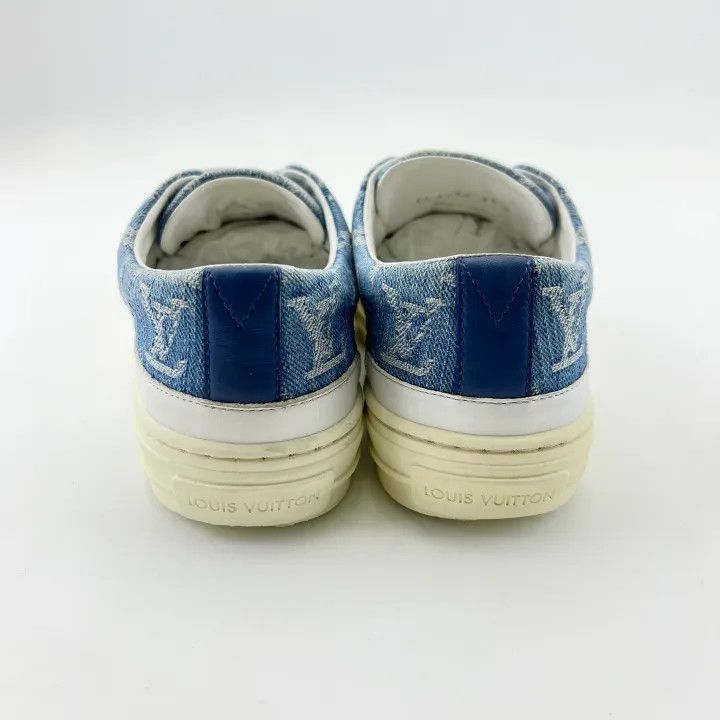 Louis Vuitton Louis Vuitton Stellar Denim Low-top Sneakers -2508 Size US 5 / IT 35 - 3 Thumbnail