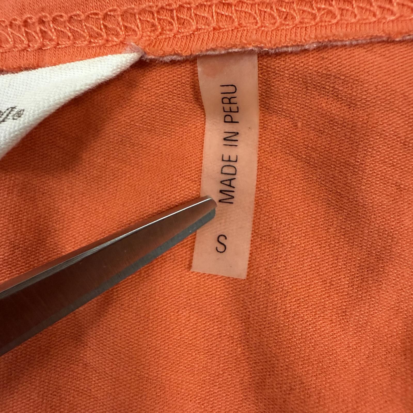 Tommy Bahama NWOT Tommy Bahama Women's Orange Sleeveless Shirt Cinched S Size S / US 4 / IT 40 - 3 Thumbnail