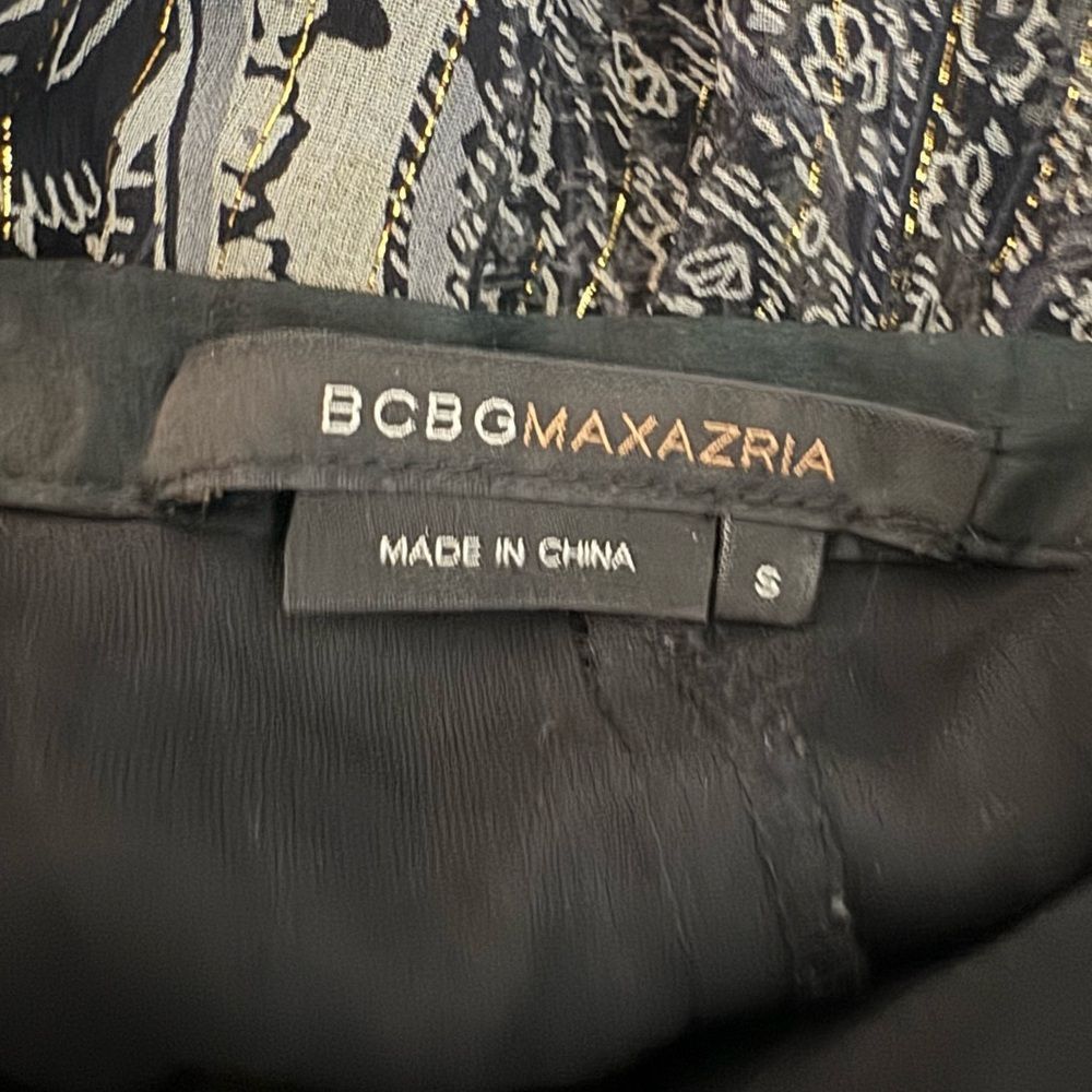 Bcbgmaxazria BCBGMaxAzria Silk Blend Boho Maxi Skirt Size S Gypsy Style Size 27" / US 4 / IT 40 - 6 Thumbnail
