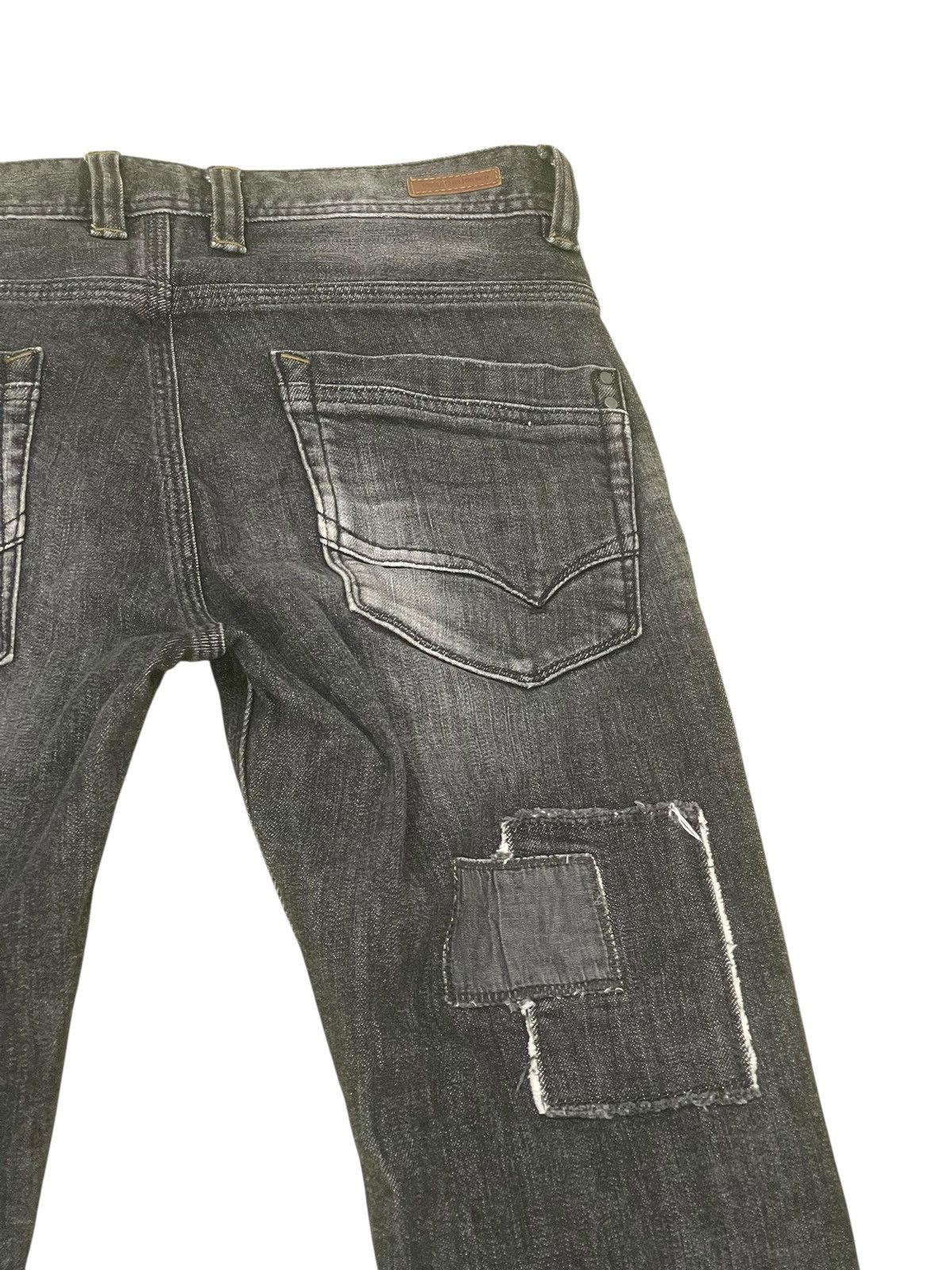Japanese Brand Skinny Jeans Nicole Club Japan Patchwork Faded 2🟦5 Size US 30 / EU 46 - 15 Thumbnail