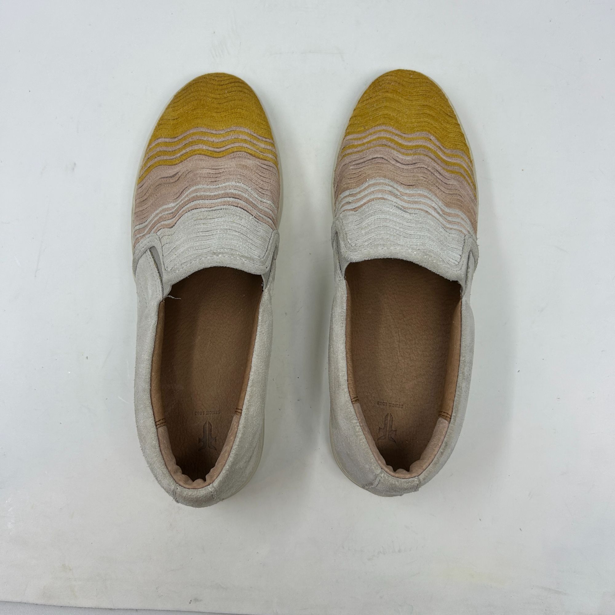 Frye Frye Women's Lena Wave Slip On Sneaker suede Textured Slip-O Size US 8 / IT 38 - 9 Thumbnail