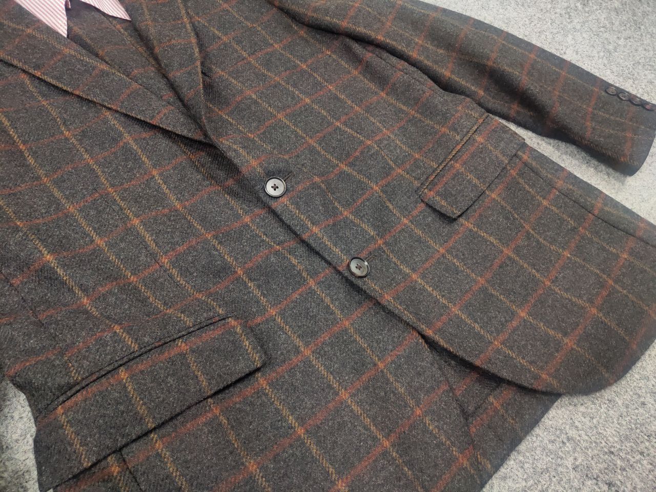 Brooks Brothers Brooks Brothers red fleece heritage Moon wool Blazer Jacket Size 42R - 6 Thumbnail