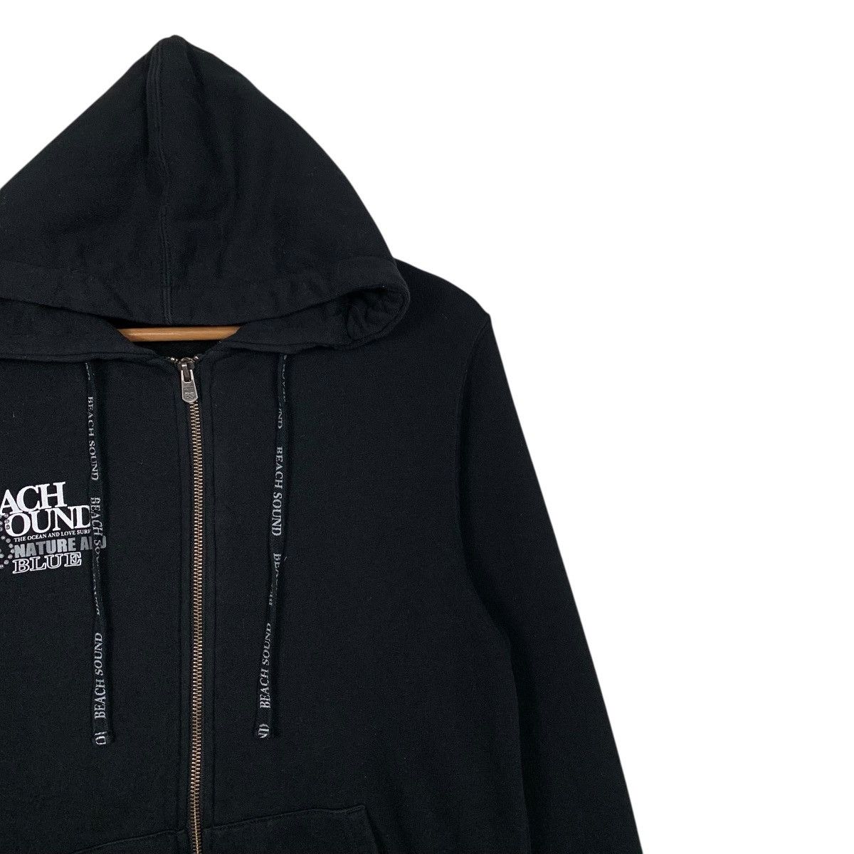 Japanese Brand BEACH SOUND Save The Blue Zipper Hoodies #3642-C166 Size M / US 6-8 / IT 42-44 - 7 Thumbnail