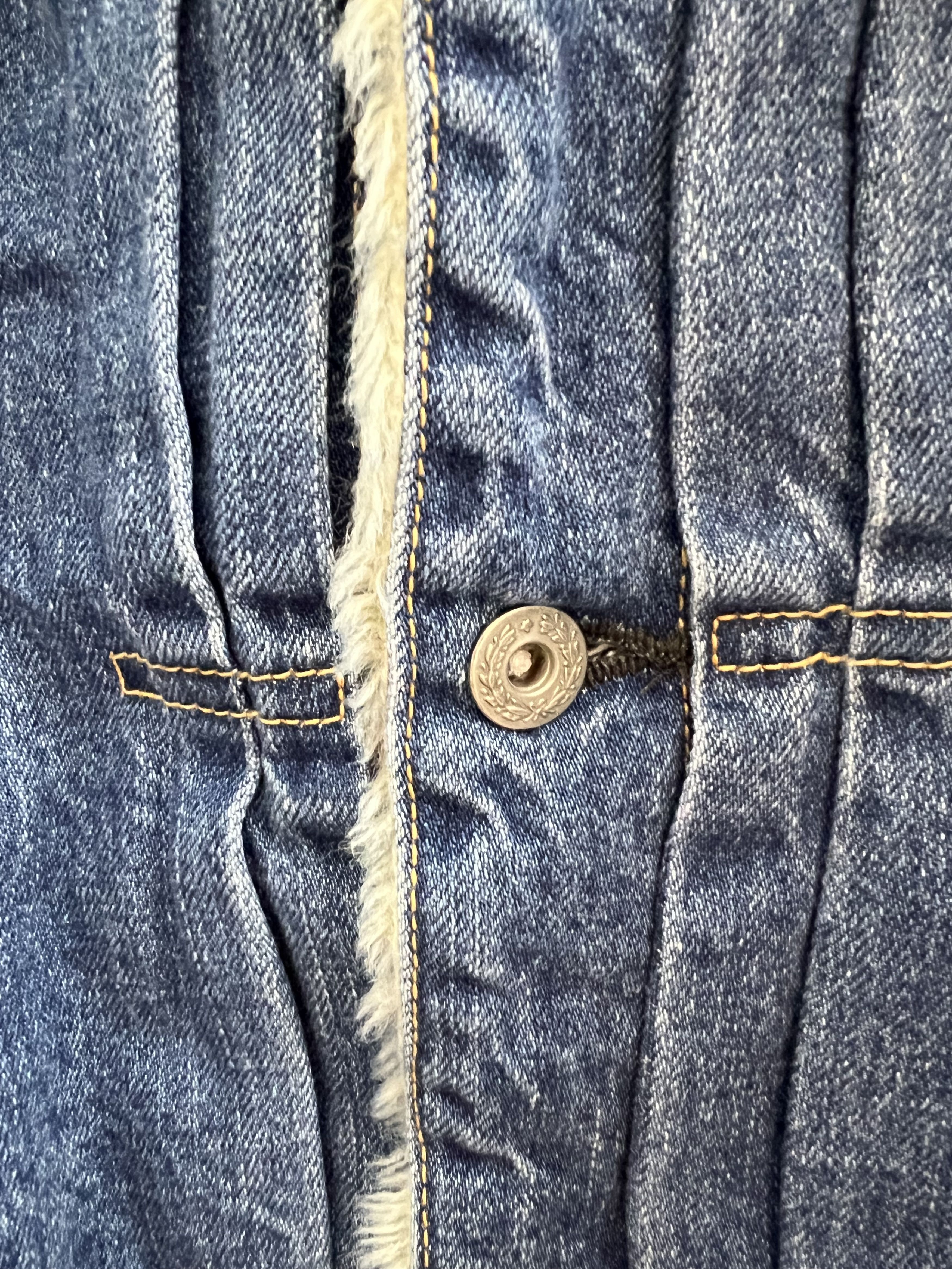 Beams Japan Beams Japan Denim Boa Jacket, Type II, Faux Shearling, JP L Size US M / EU 48-50 / 2 - 2 Thumbnail