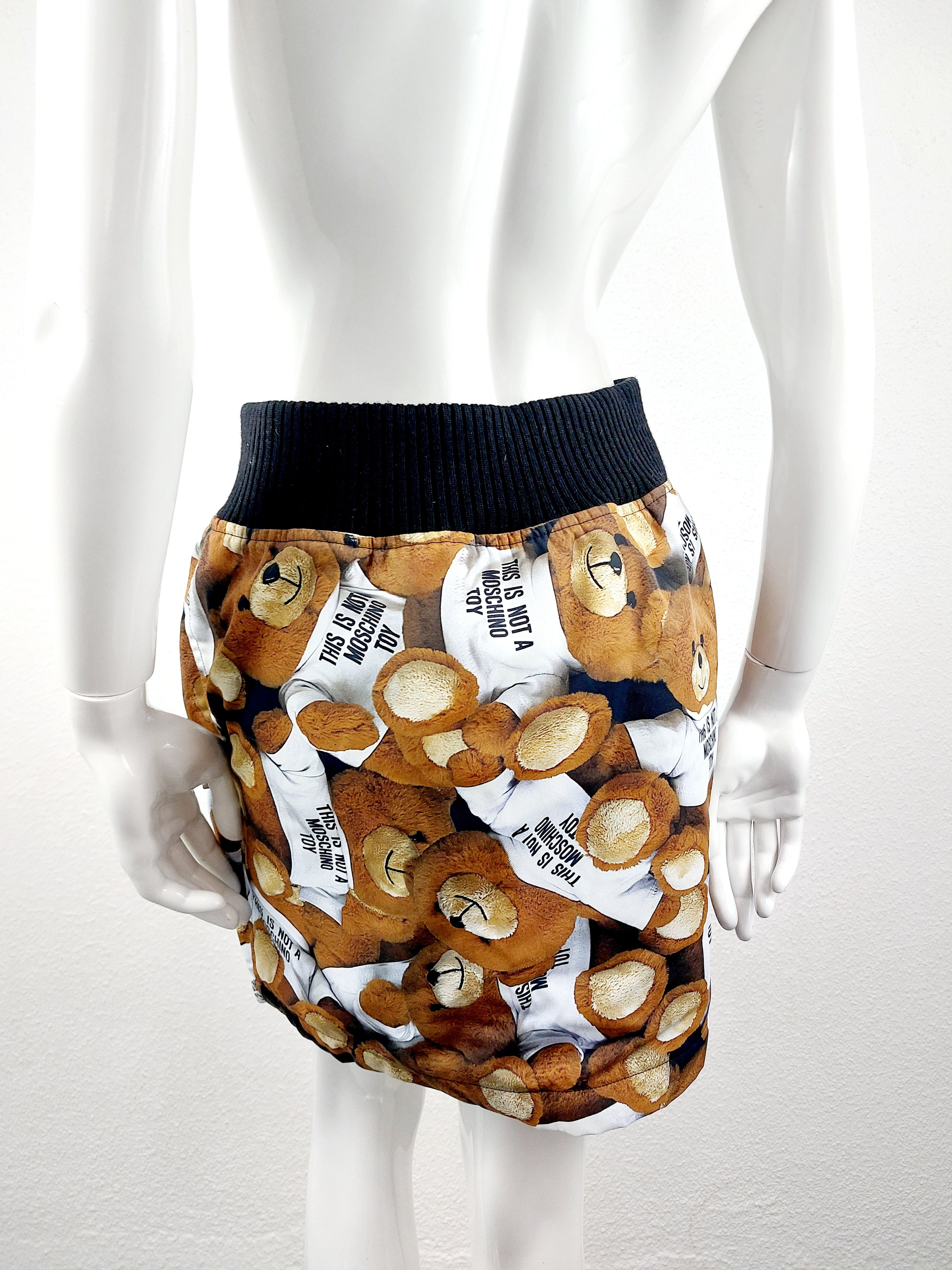 Moschino Moschino Couture „This is not a Moschino Toy” Bear Skirt Size 28" / US 6 / IT 42 - 7 Thumbnail