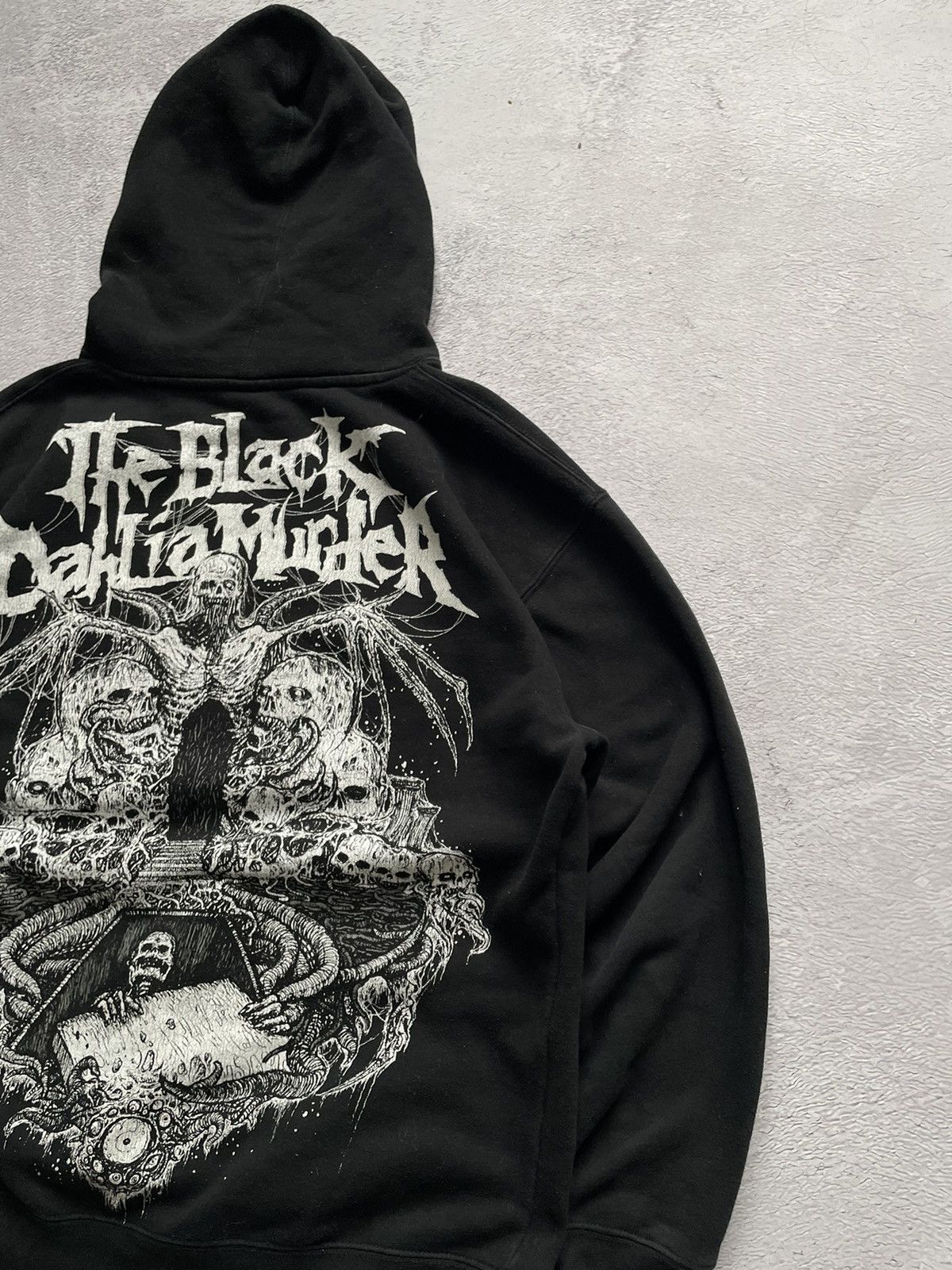 Vintage Vintage Hoodie The Black Dalhia Murder 00’s Big Logo Y2K Size US L / EU 52-54 / 3 - 3 Thumbnail