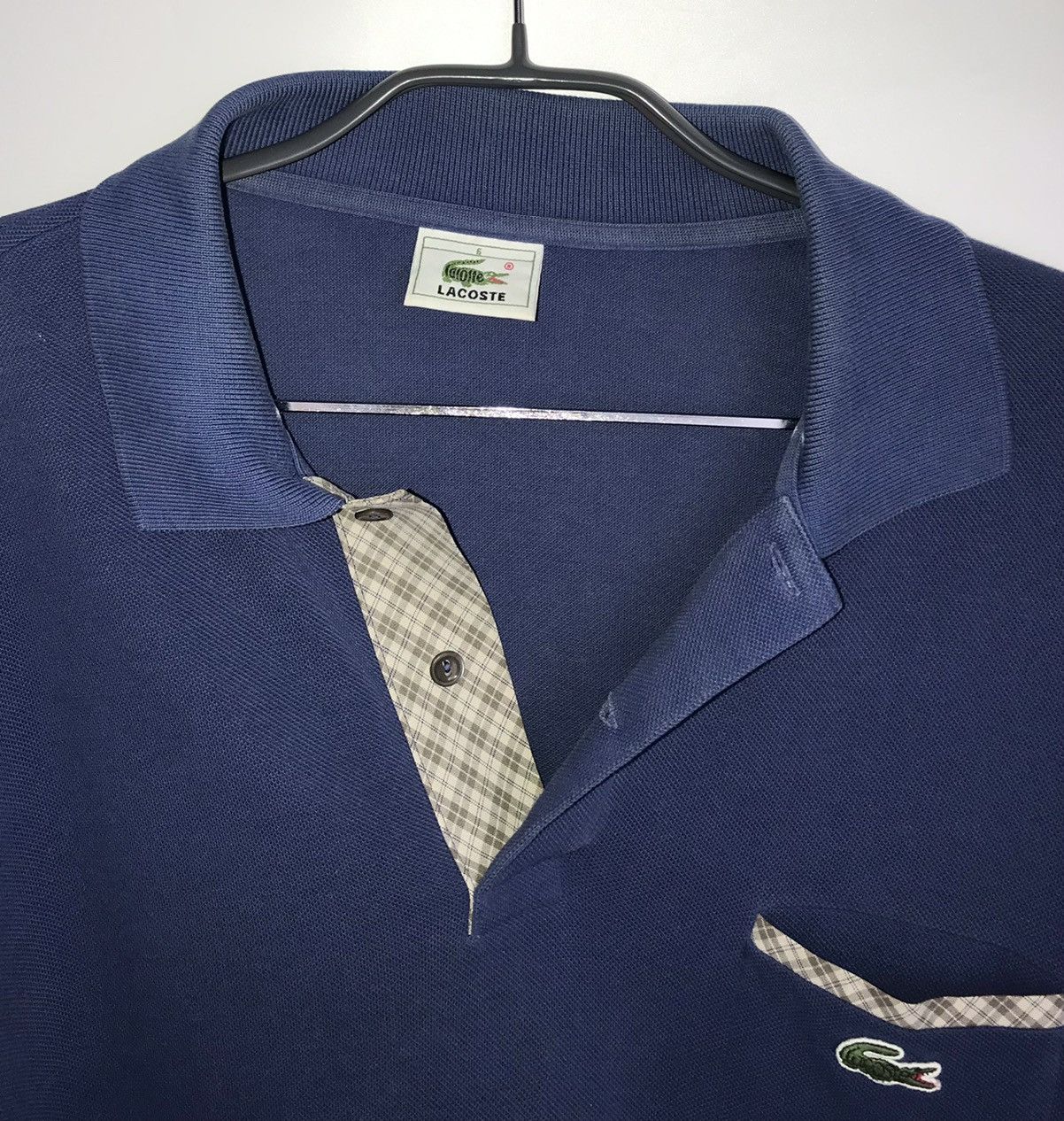 Lacoste Lacoste Vintage Polo T-Shirt Blue Sz XL Size US XL / EU 56 / 4 - 2 Thumbnail