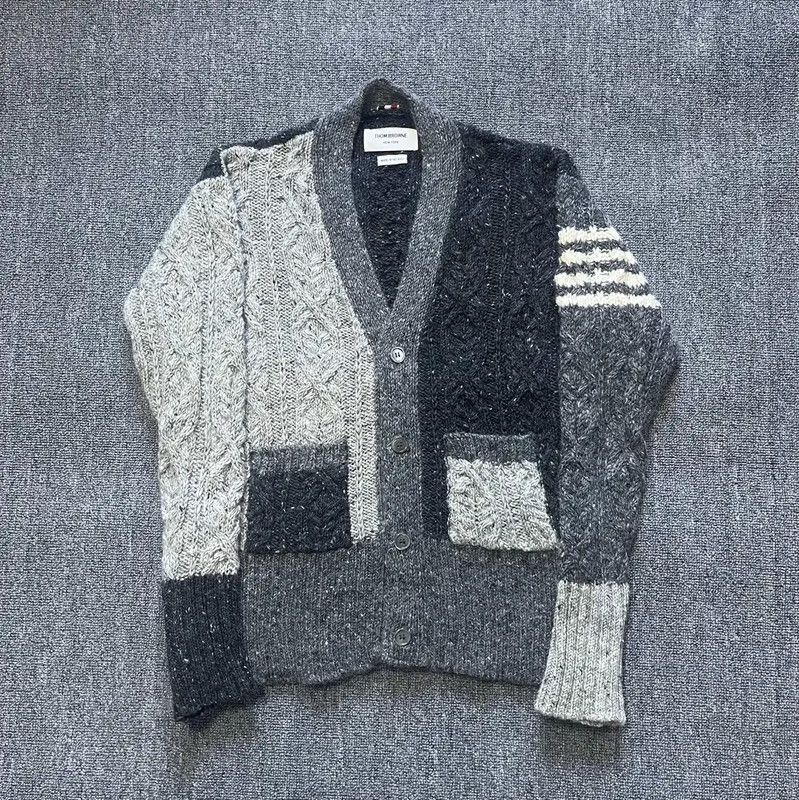 Thom Browne Thom Browne Gray Wool Women’s Cardigan 0089 Size M / US 6-8 / IT 42-44 - 1 Thumbnail