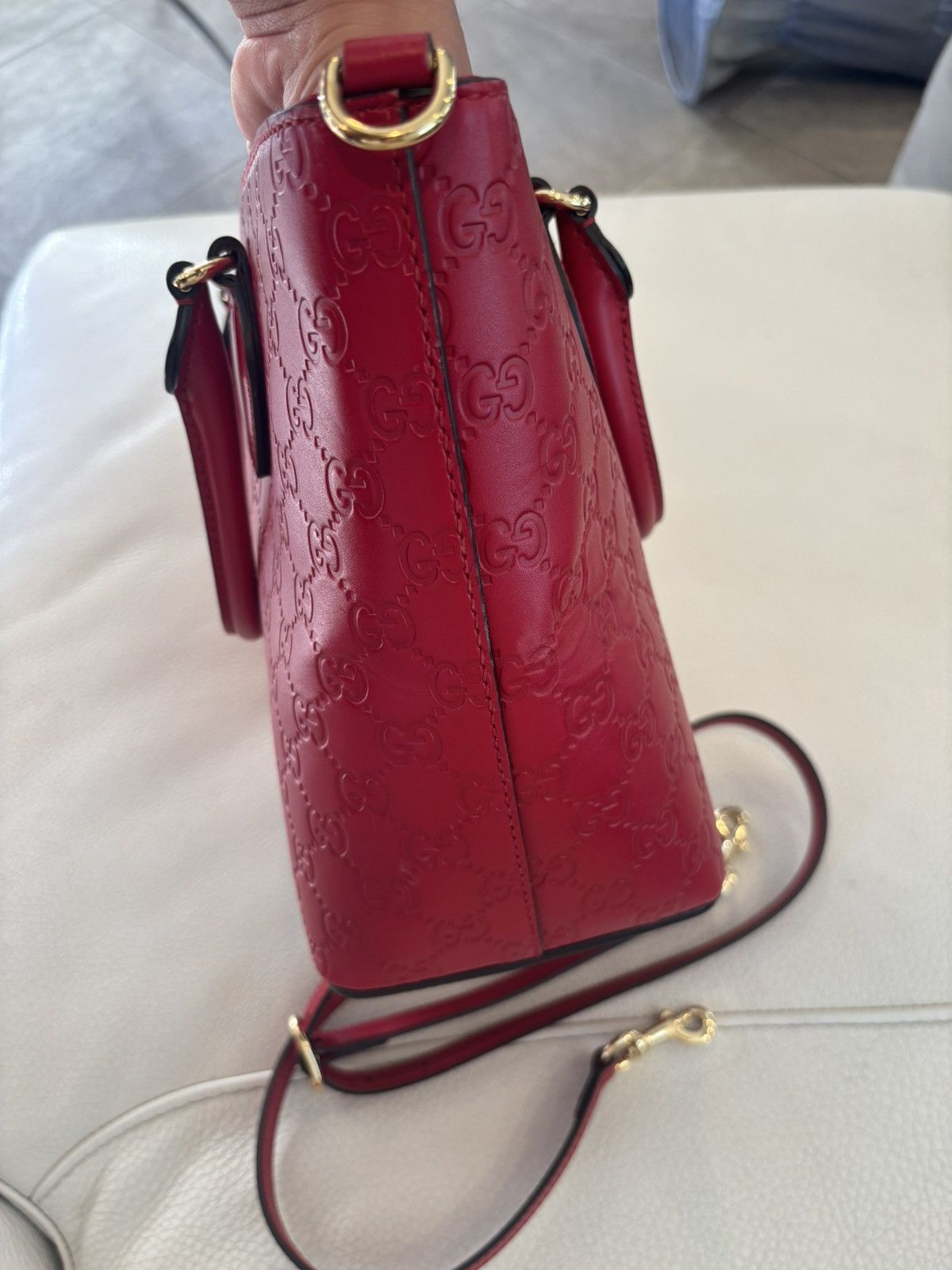 Gucci Gucci Classic Sima Leather Tote Bag Size ONE SIZE - 7 Thumbnail