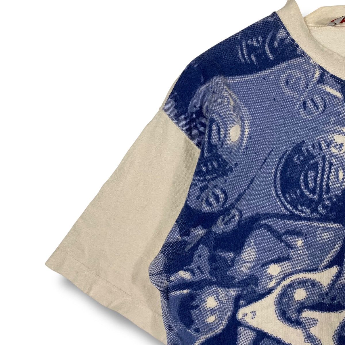 Renoma × Vintage Vintage 90's RENOMA Jeans Concept Full Print Graphic Tee Size US L / EU 52-54 / 3 - 3 Thumbnail