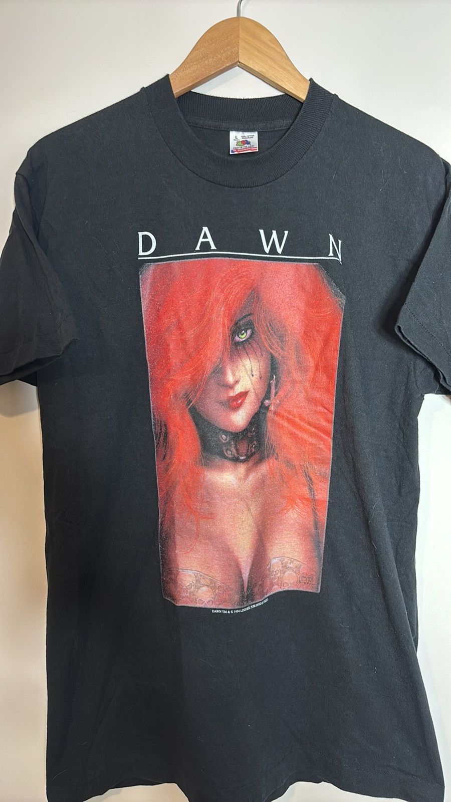 Vintage Vintage Dawn Comic Shirt 1994 Linsner Size US L / EU 52-54 / 3 - 2 Thumbnail