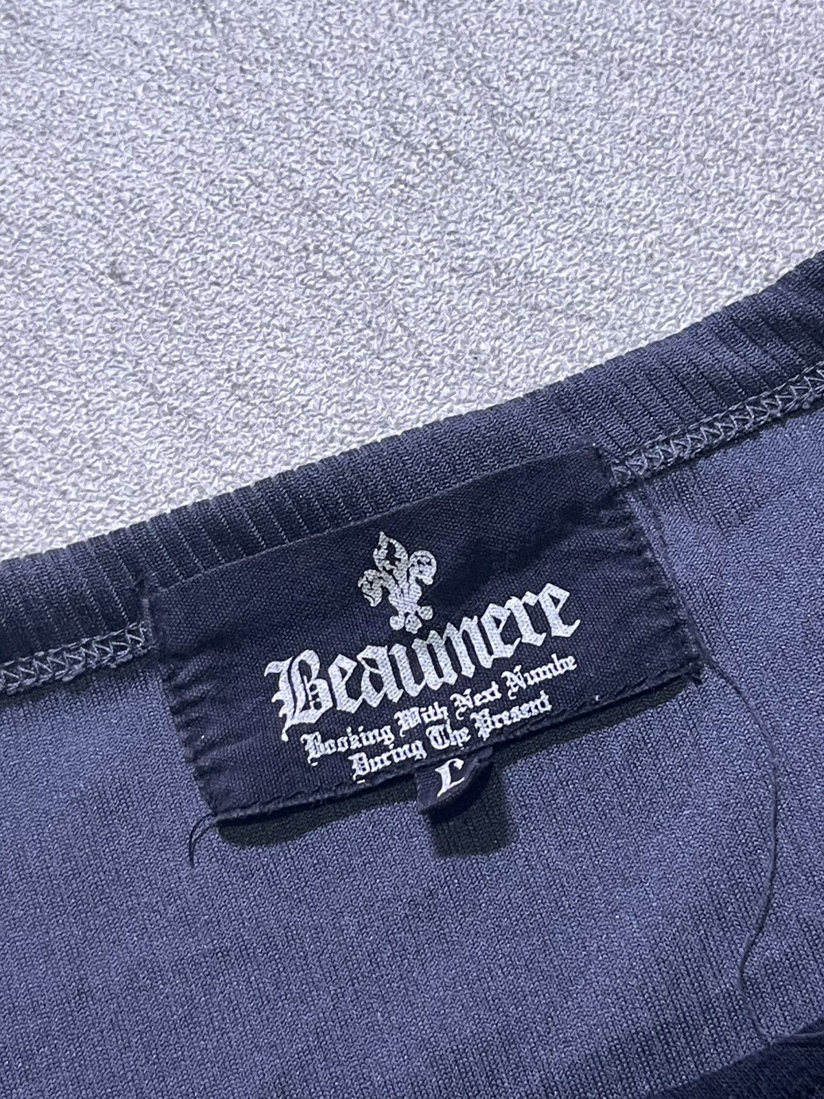 Japanese Brand Y2K BEAUMERE long sleeve tshirt punk ifsix style Size US M / EU 48-50 / 2 - 7 Thumbnail