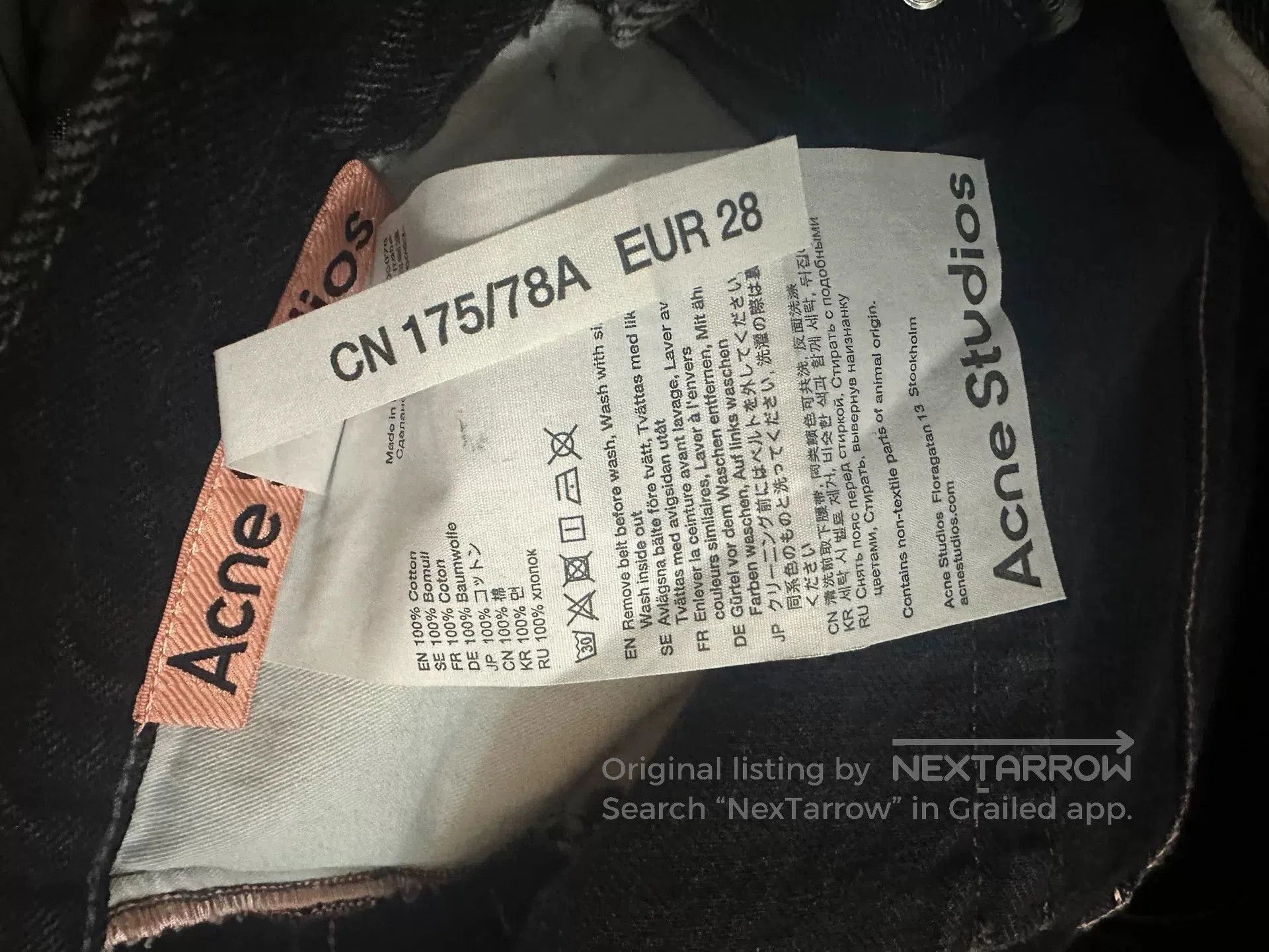 Acne Studios acne studios black denim shorts. Size US 28 / EU 44 - 3 Thumbnail