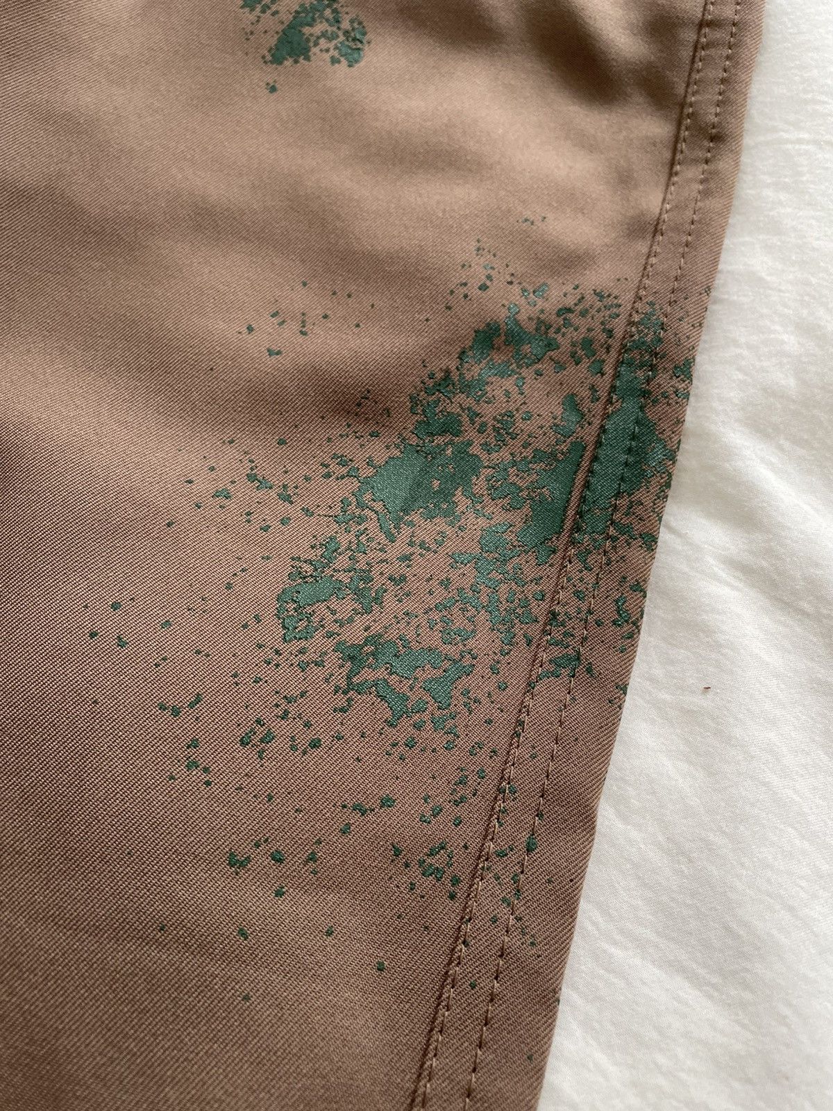 Comme des Garcons SHIRT Comme des garcons SHIRT tan paint splatter pants ss24 Size US 30 / EU 46 - 3 Thumbnail