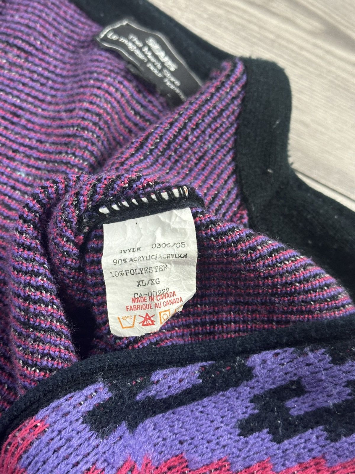 Sears Vintage Sears Patterned Cardigan Sweater Size US XL / EU 56 / 4 - 6 Thumbnail