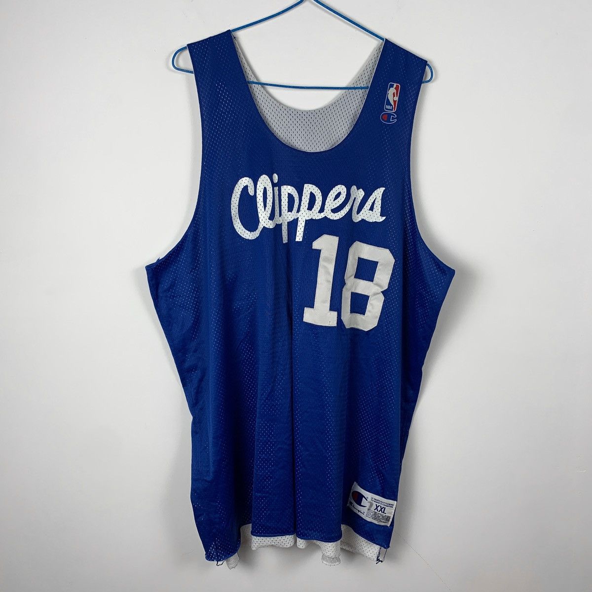 Champion × NBA × Vintage Vintage Champion Clippers 18 Reversible Jersey Size US XXL / EU 58 / 5 - 1 Thumbnail