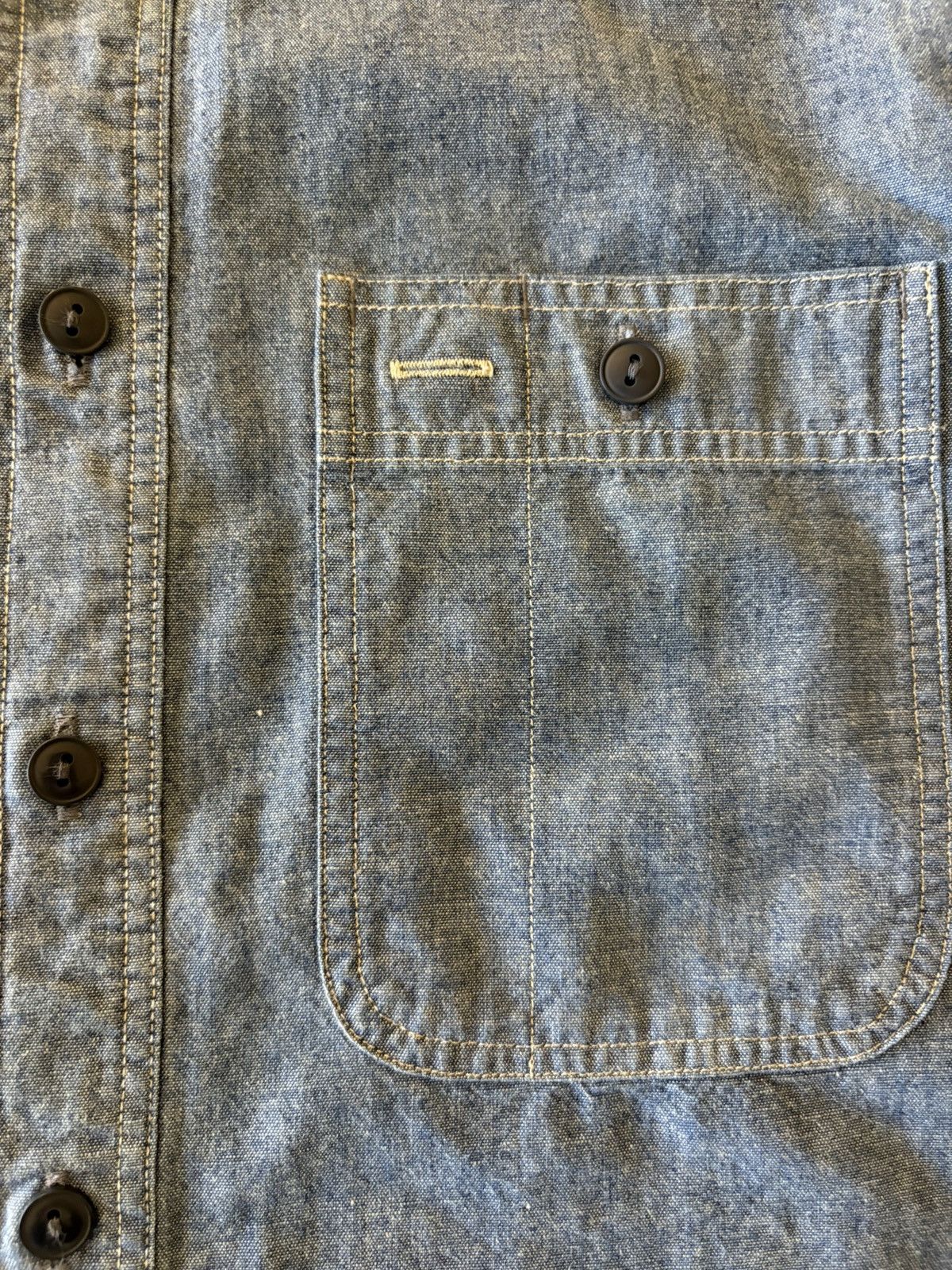 RRL Ralph Lauren RRL DOUBLE RL RALPH LAUREN CHAMBRAY SHIRT SMALL Size US S / EU 44-46 / 1 - 2 Thumbnail