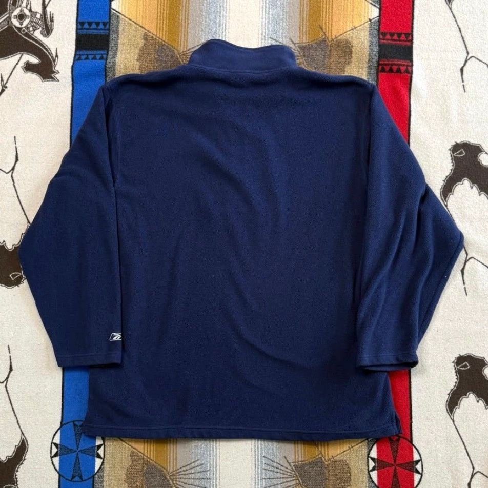 Reebok VINTAGE Reebok Tennessee Titans Fleece 1/4 Zip Pullover Men 2XL Blue NFL Football Size US XXL / EU 58 / 5 - 5 Thumbnail
