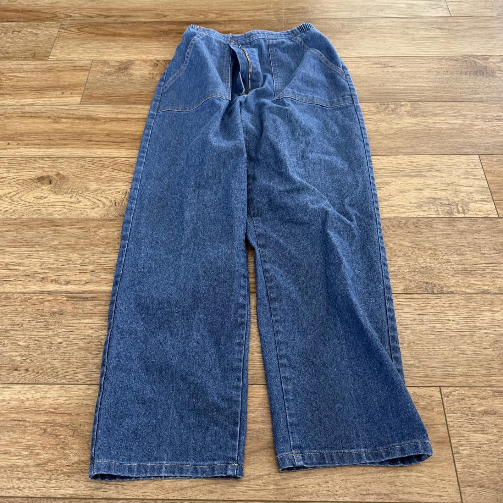Other Vintage 80s Koret City Blues Denim Pants NO BUTTON Size 32" / US 10 / IT 46 - 7 Thumbnail