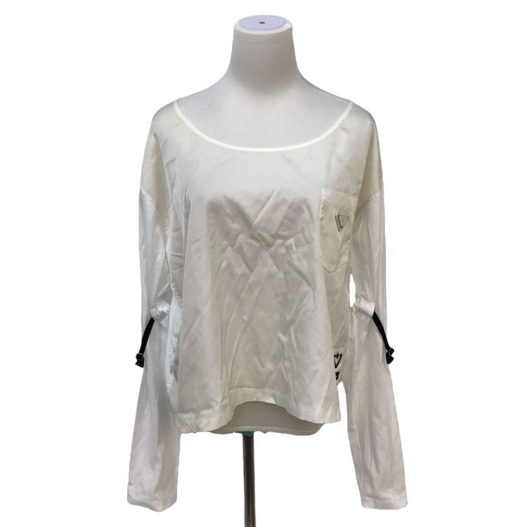 Prada Prada Re-Nylon Logo Long Sleeve Top Size L Size L / US 10 / IT 46 - 1 Thumbnail