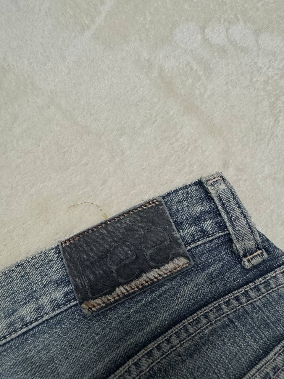 Lee FLARE Vintage 90s Lee Faded Distressed Thrashed Bootcut Jean Size US 30 / EU 46 - 19 Thumbnail