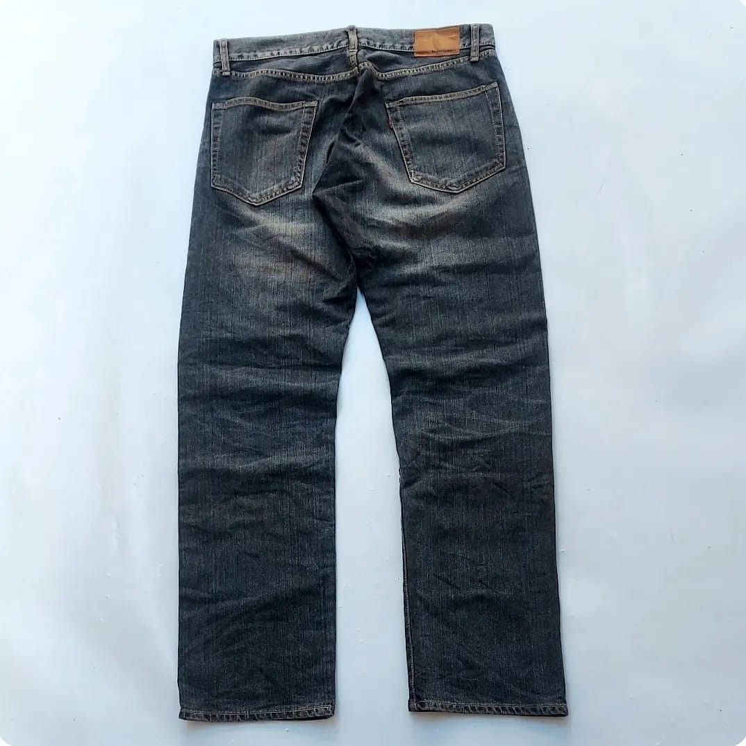 Japanese Brand × Vintage GOWEST PATCHWORK DENIM PANTS Size US 34 / EU 50 - 2 Thumbnail
