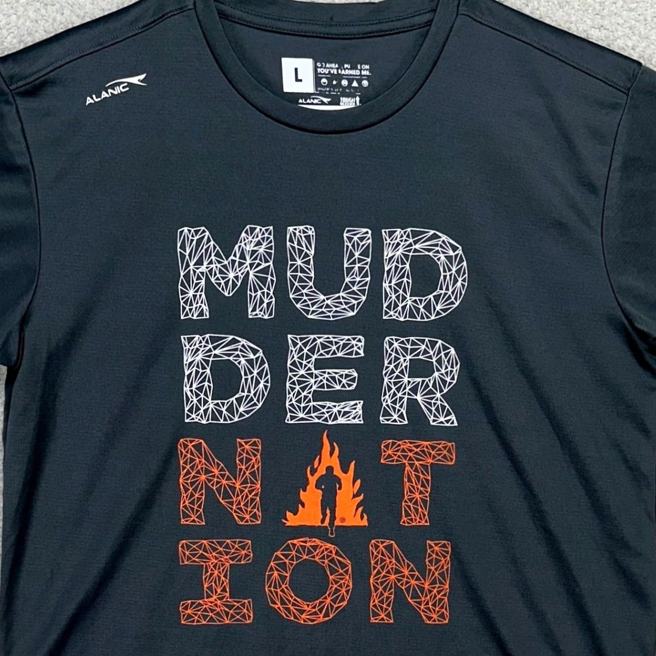 Vintage Tough Mudder Mens 2019 Finisher T-Shirt Large Gray Graphic Crewneck Tee Alanic Size US L / EU 52-54 / 3 - 2 Thumbnail