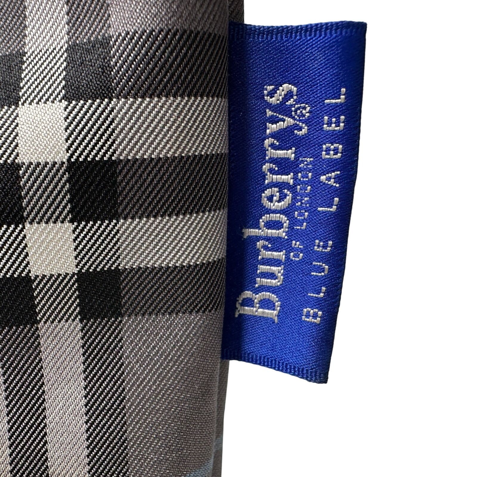 Burberry Autre Marque Burberrys London Gray Nova Check Blue Label Bag Size ONE SIZE - 6 Thumbnail