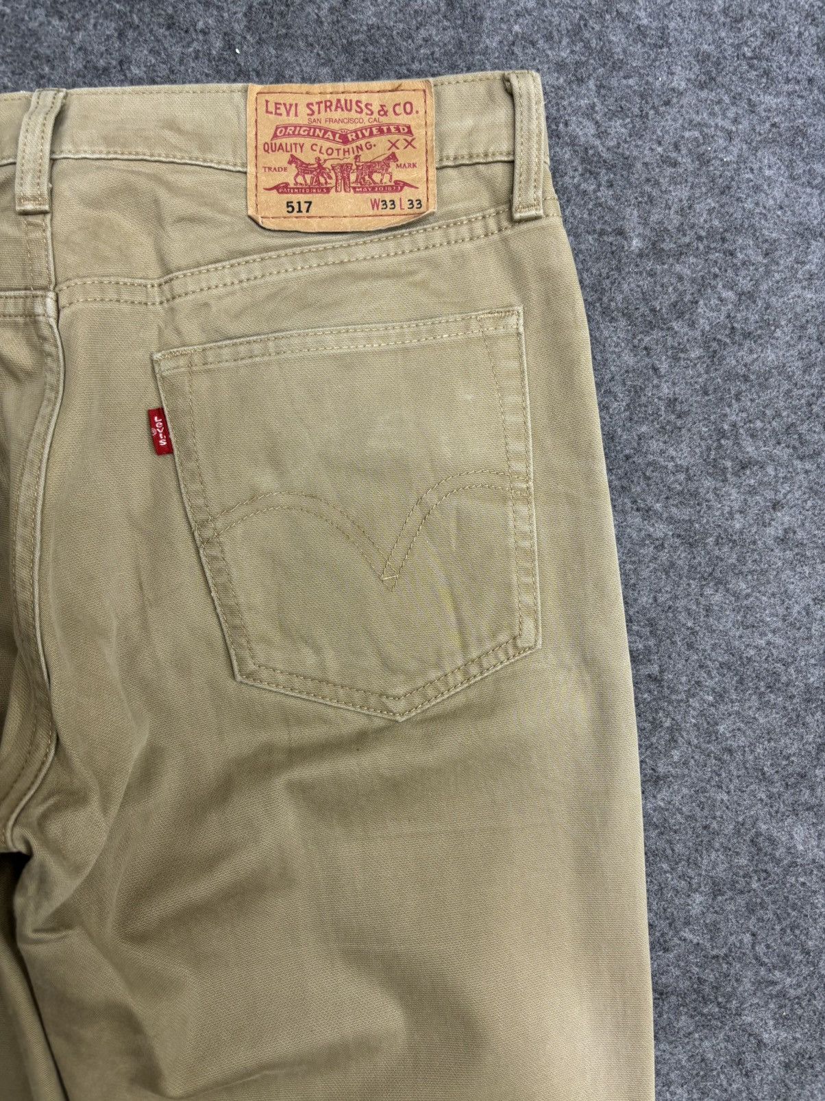 Levi's 💥Flare💥Vintage Levis 517 Khakis Flare Pant F613 Size US 34 / EU 50 - 11 Thumbnail