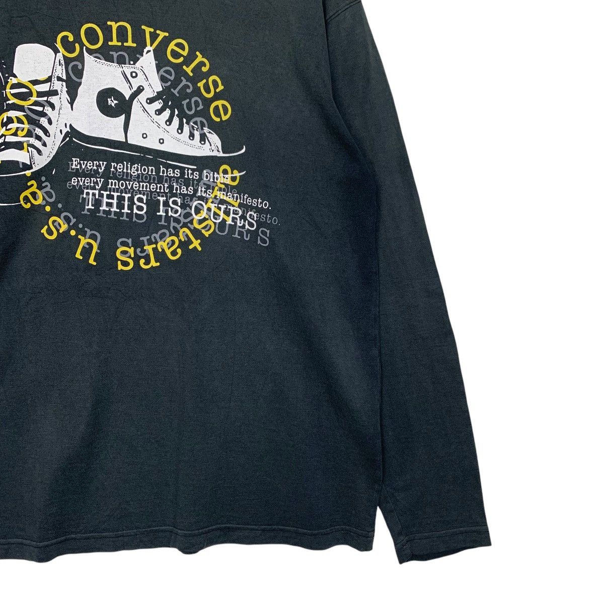 Converse CONVERSE Big Logo Graphic Long Sleeve Tees #2849-C128 Size US L / EU 52-54 / 3 - 7 Thumbnail