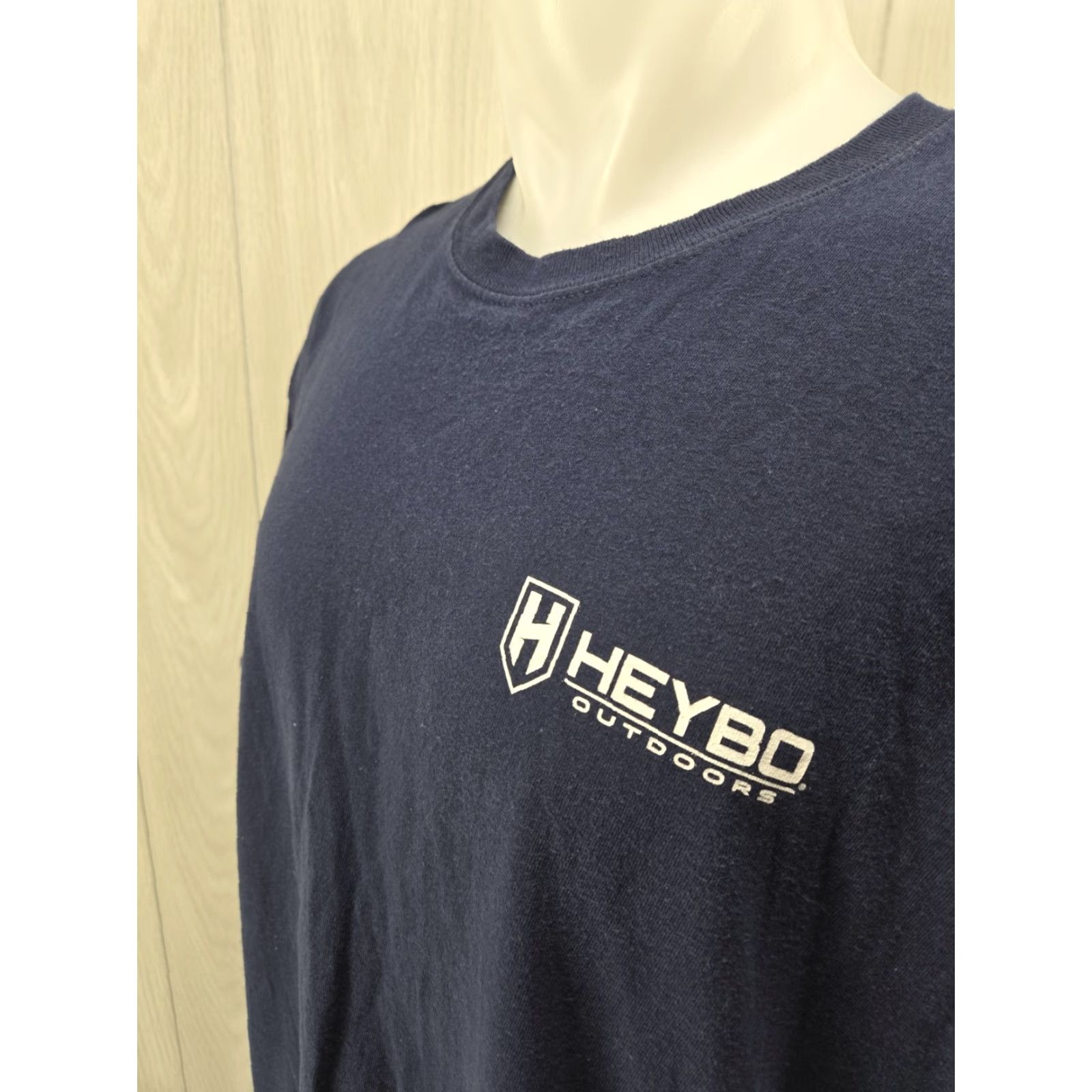 Stampd Heybo Outdoors Navy Blue Dog Duck Stamp Graphic Short Sleeve T Shirt Mens 2XL Size US XXL / EU 58 / 5 - 6 Thumbnail