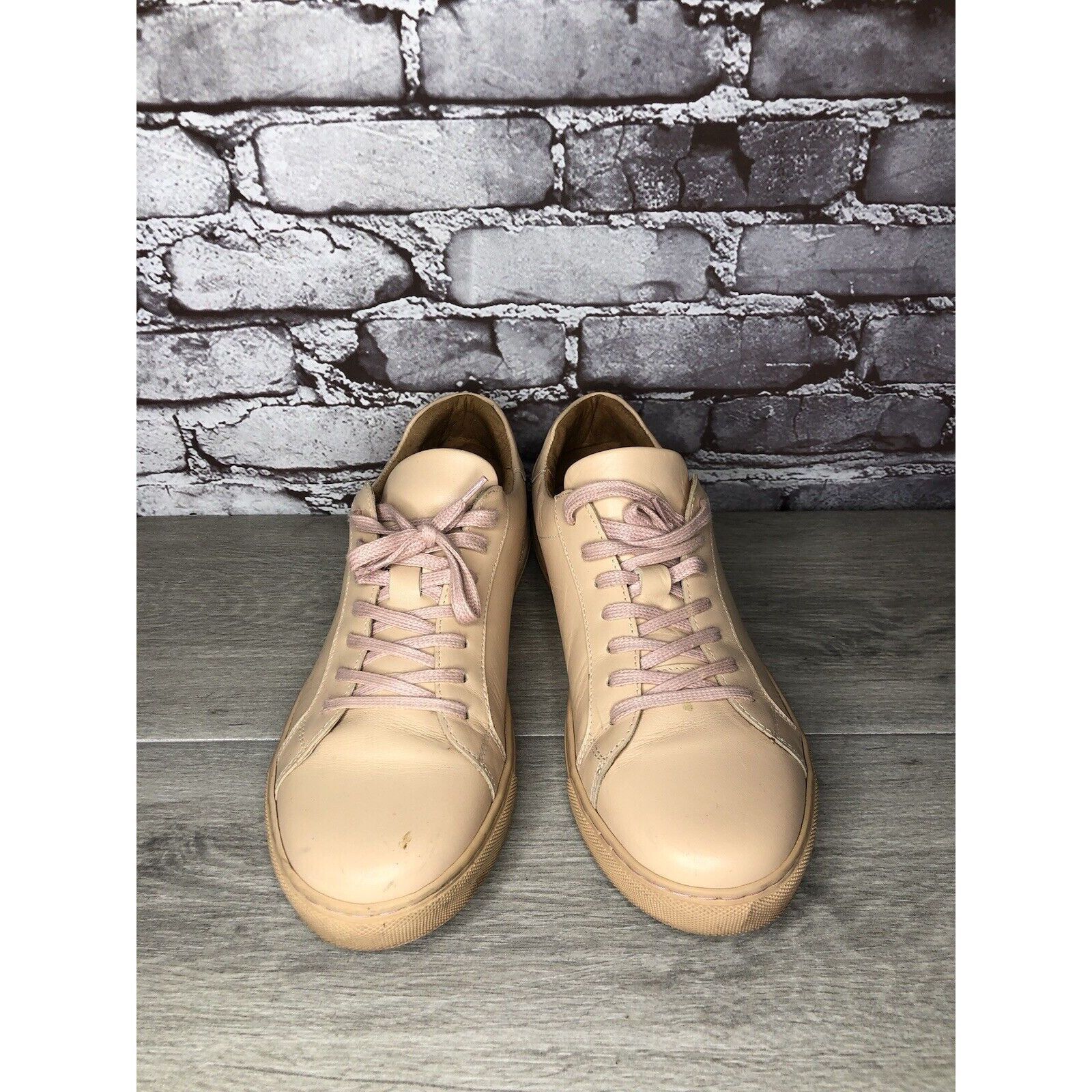ROAMER Romero And Mcpaul Dusty Pink Leather Lace Up Portugal Shoes Size US 12 / EU 45 - 12 Thumbnail