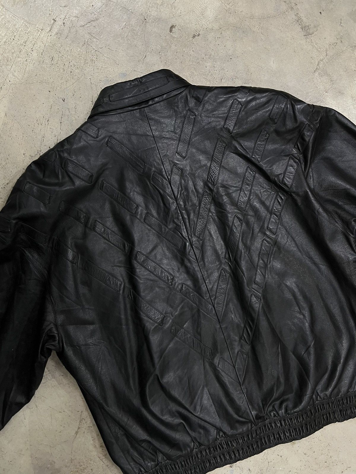 BRIONI VINTAGE LEATHER JACKET