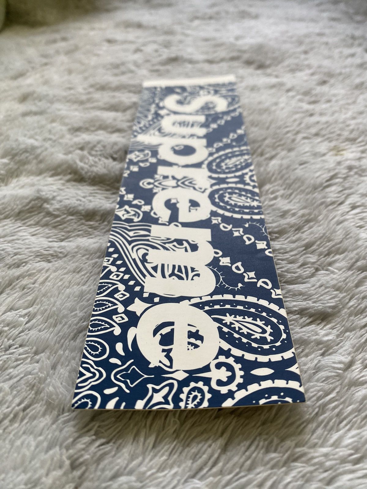 Supreme bandana paisley box logo sticker 2006 authentic