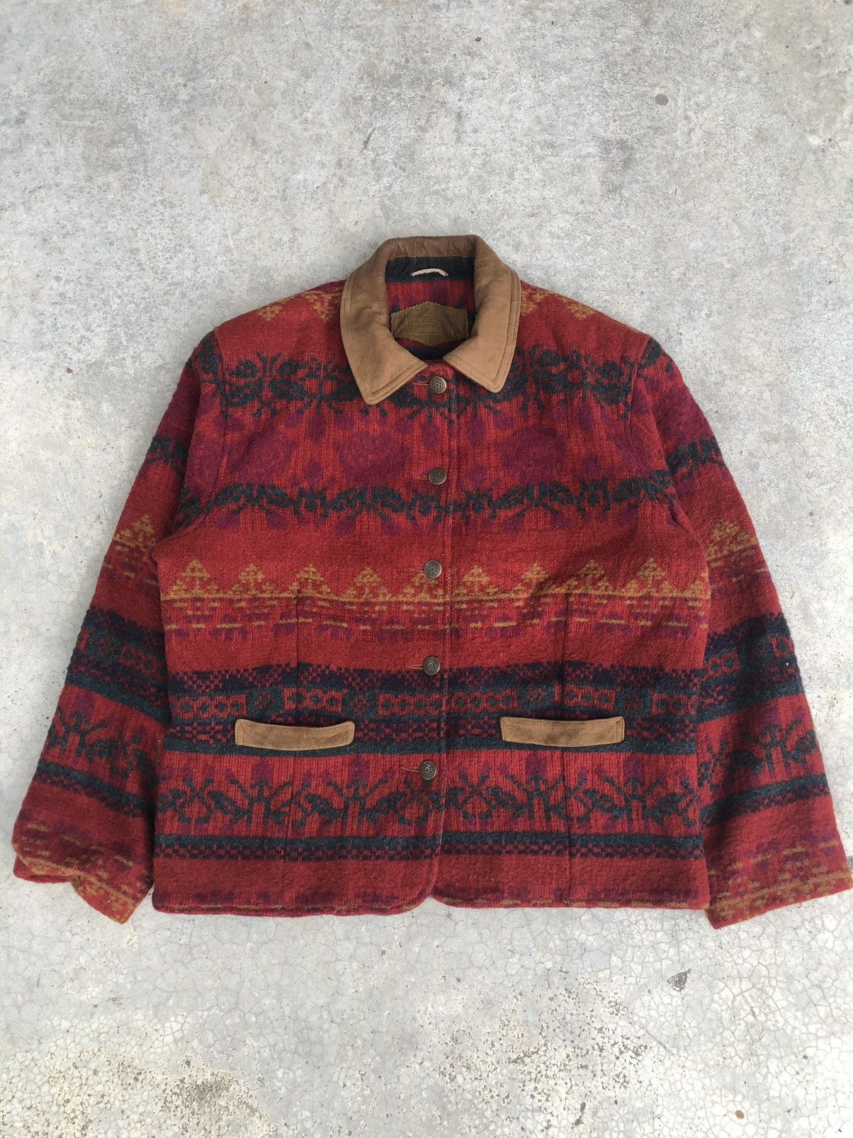Woolrich Woolen Mills Vintage 80’s Woolrich Wool Jacket Navajo Native Size US L / EU 52-54 / 3 - 1 Thumbnail