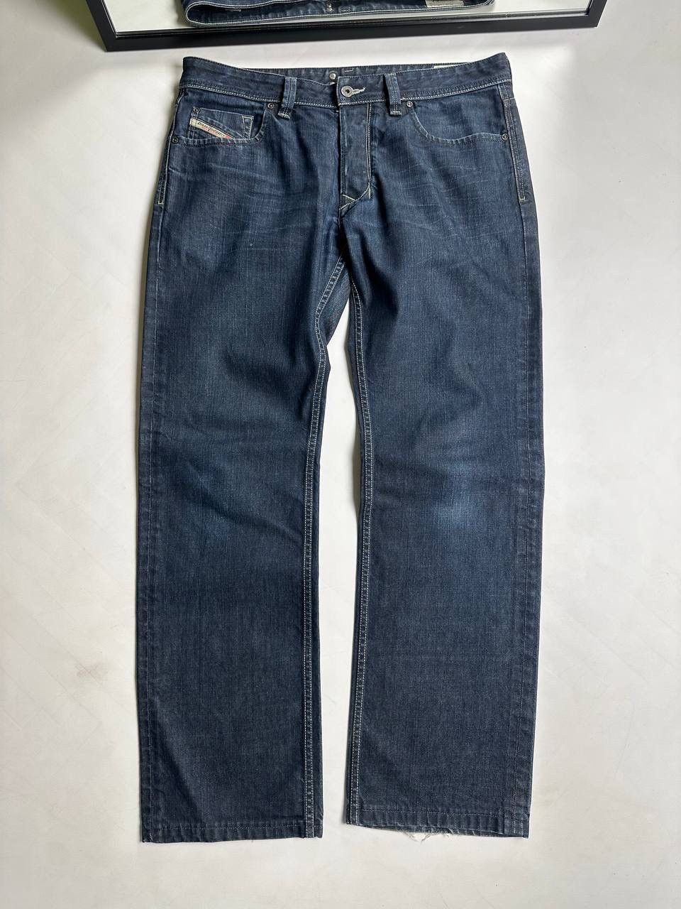 Diesel Vintage 00s Diesel Washed Wide Japan Jeans Streetwear Size US 34 / EU 50 - 1 Thumbnail