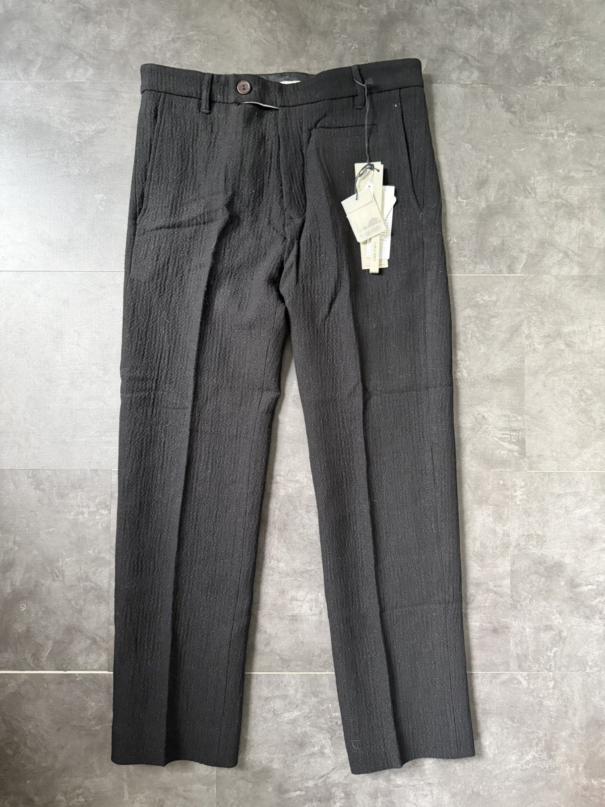 Rick Owens F/W 11 "LIMO" Textured Mohair & Wool Trousers Rick Owens Size US 34 / EU 50 - 1 Thumbnail