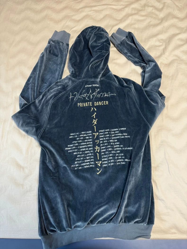 Haider Ackermann Haider Ackermann Gold wire velvet hoodie Size US M / EU 48-50 / 2 - 8 Thumbnail