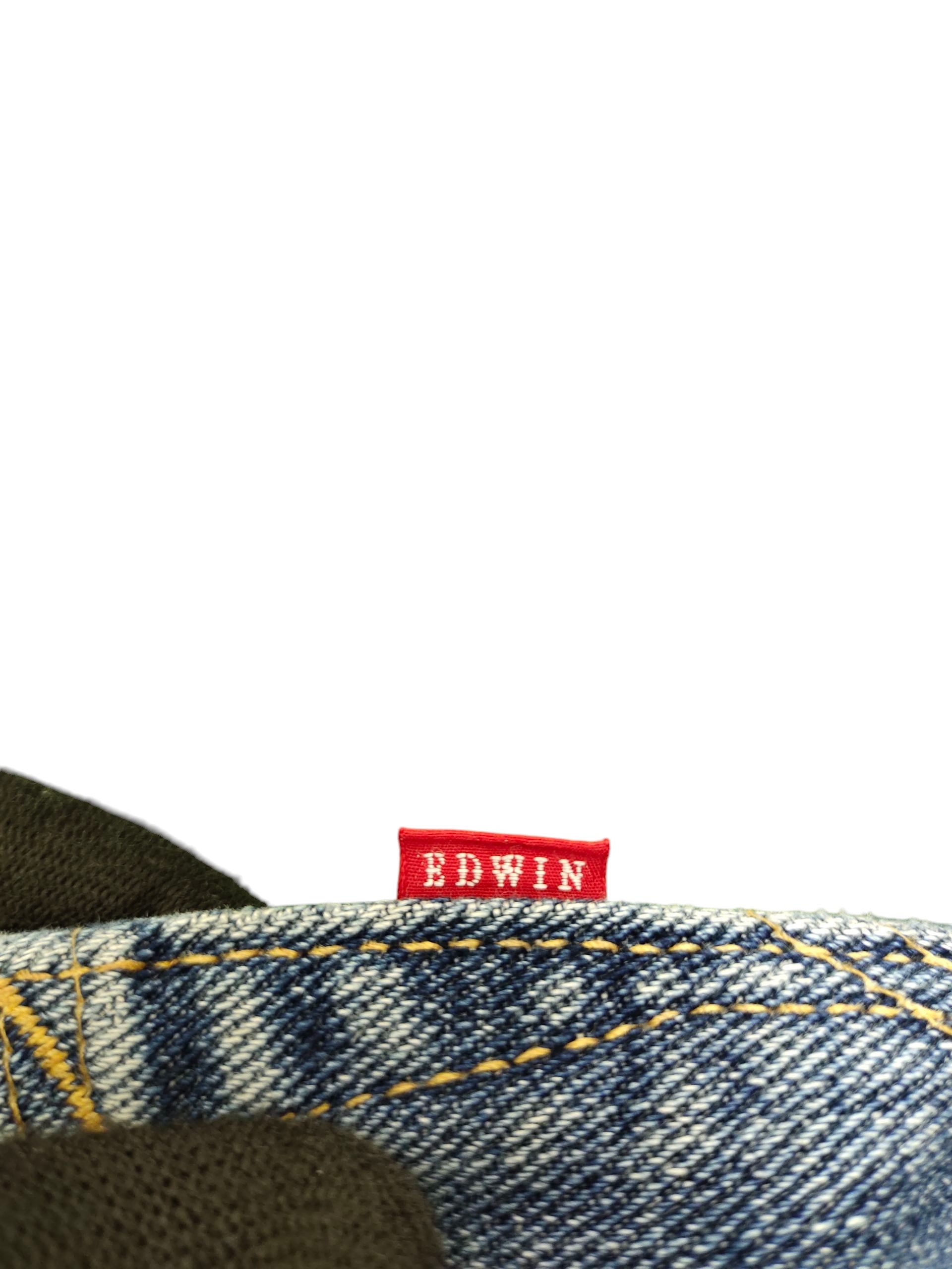 Comme des Garcons × Undercover Vintage 90s Edwin 404 Regular Distress Faded Denim Jeans Size US 35 - 11 Thumbnail