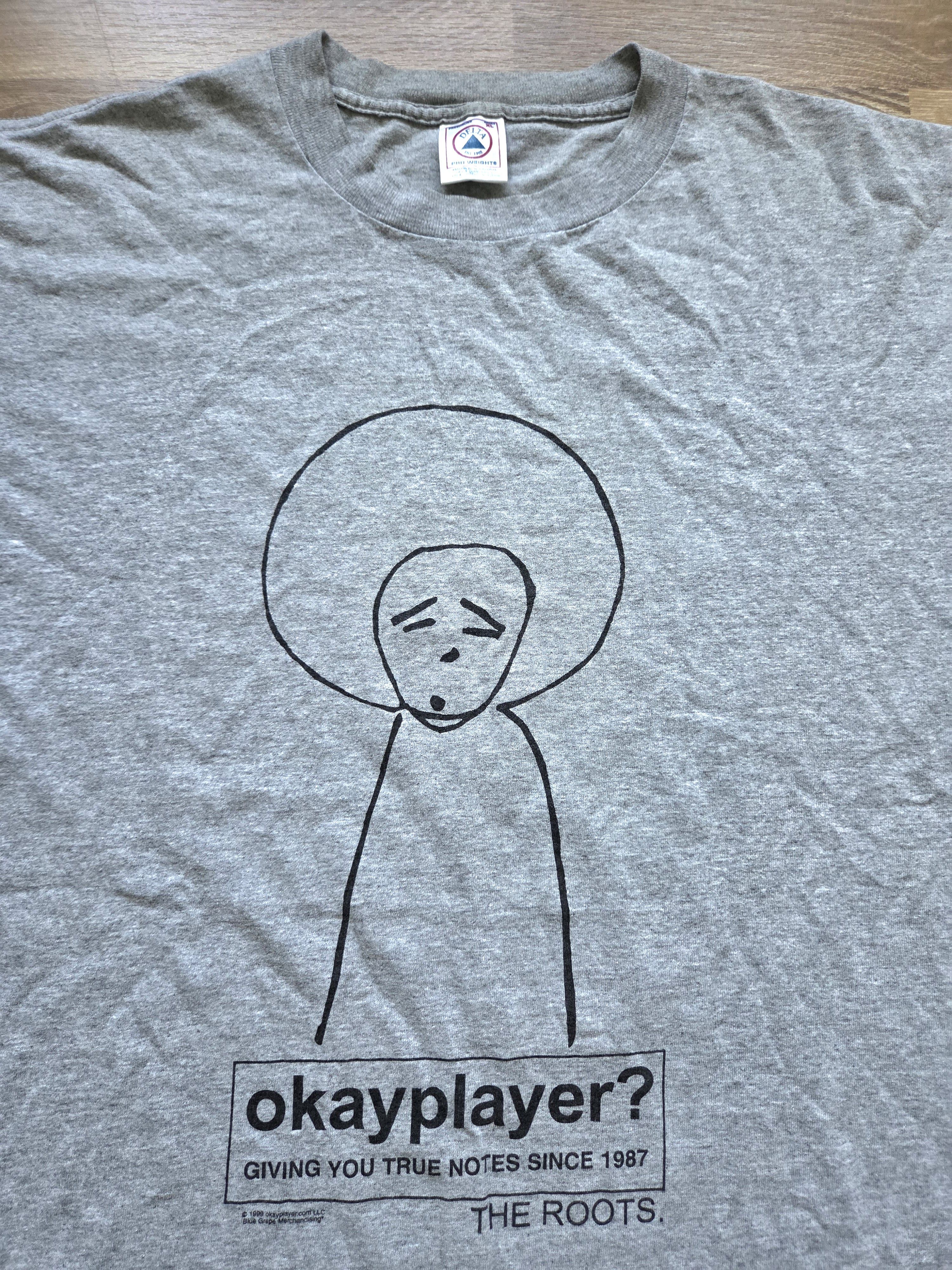 Rap Tees × Vintage Vintage 90s Hip Hop Okayplayer Roots Band Blue Grape Raptee Size US XL / EU 56 / 4 - 3 Thumbnail
