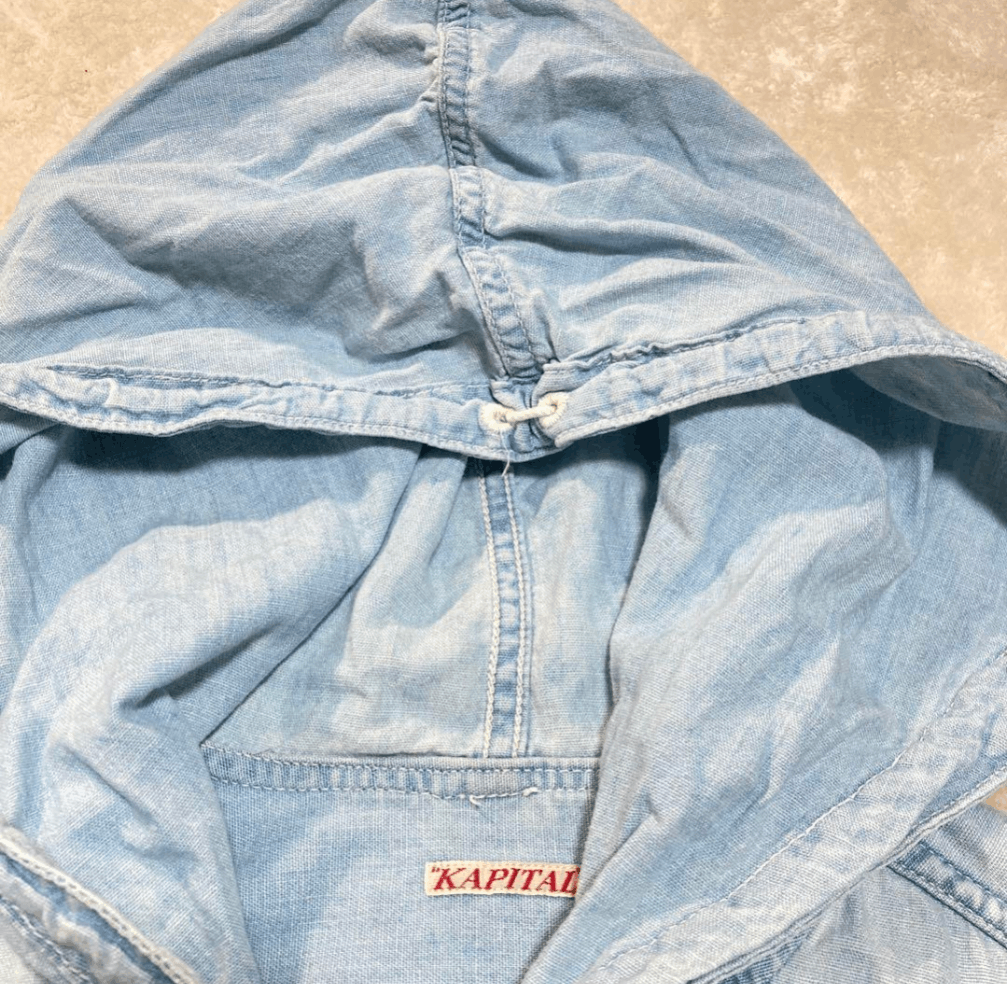 Kapital Kapital Hoodie Shirt Chambray Size US L / EU 52-54 / 3 - 6 Thumbnail
